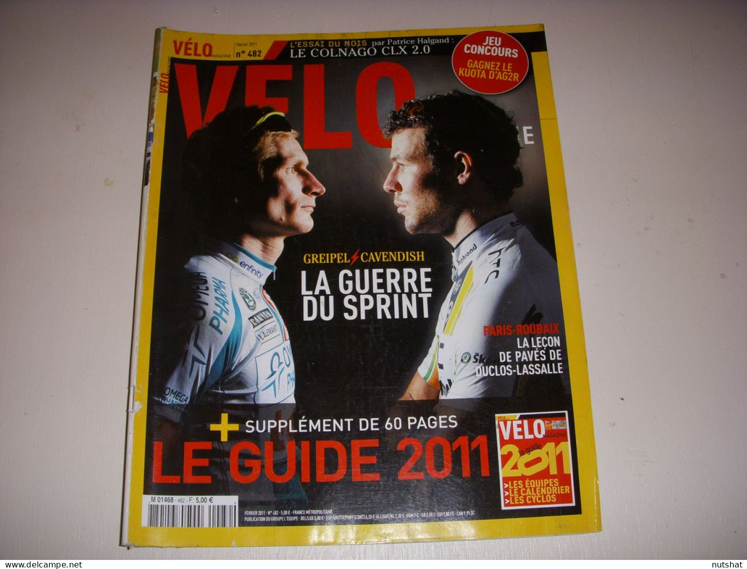 VELO MAG 482 02.2011 CAVENDISH GREIPEL EQUIPES CALENDRIER 2011 RETRO Peter POST - Sport