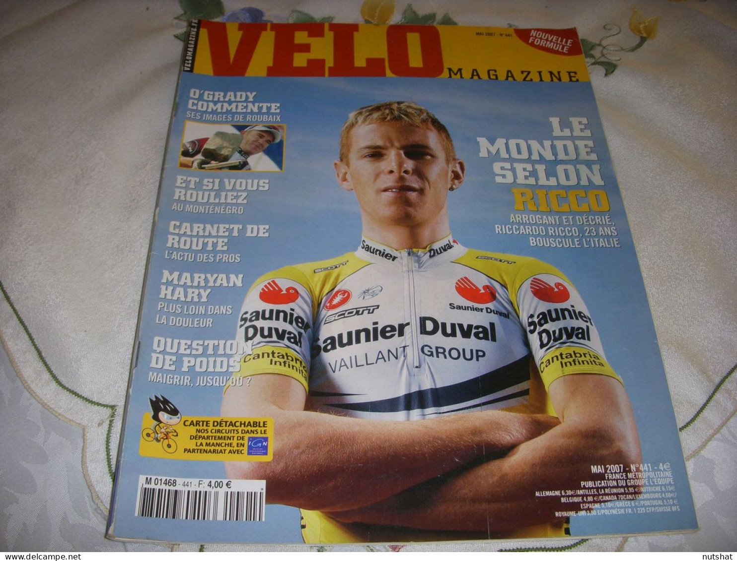 VELO MAG 441 05.2007 RICCO O’GRADY BOONEN CANCELLARA Maryan HARY Johann TSCHOPP - Sport