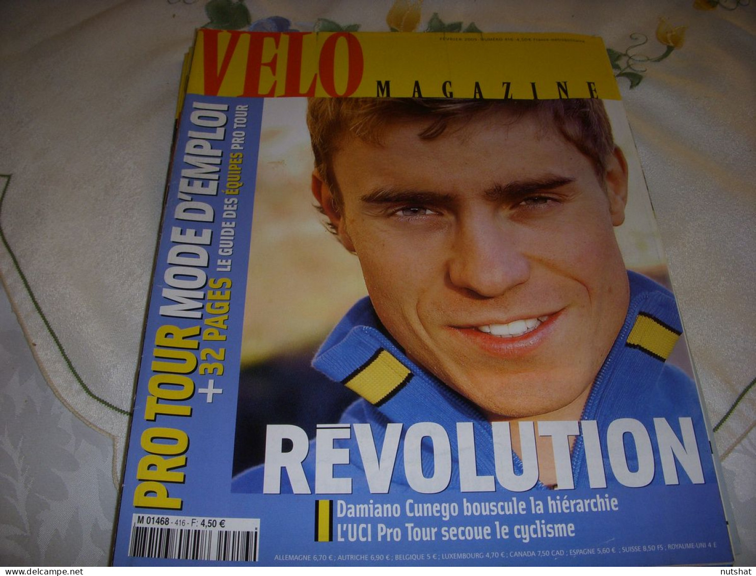 VELO MAG 416 02.2005 CUNEGO CALENDRIER Et EQUIPES RABOBANK PORTRAIT 30 COUREURS - Sport