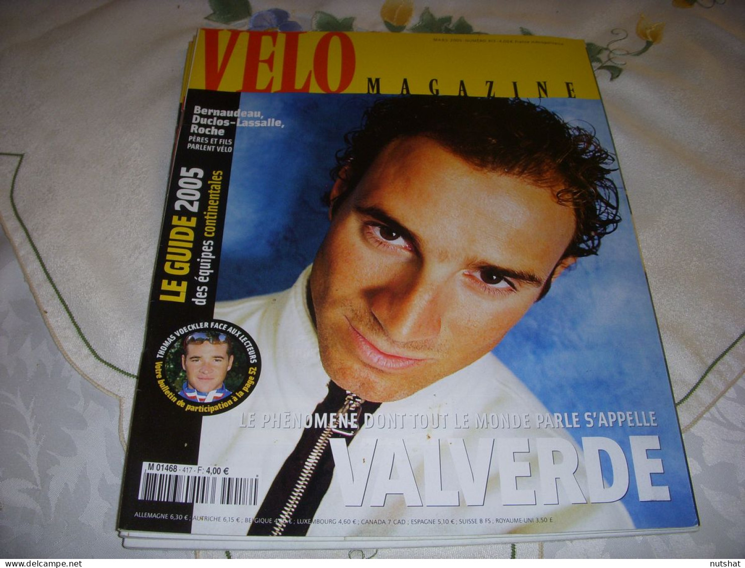 VELO MAG 417 03.2005 VALVERDE VOECKLER BERNAUDEAU ROCHE EQUIPES CONTINENTALES 05 - Sport