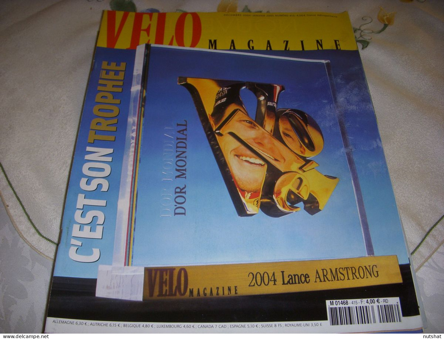 VELO MAG 415 12.2004 VELO D’OR ARMSTRONG ABSALON Les 150 VICTOIRES De 2004 - Sport