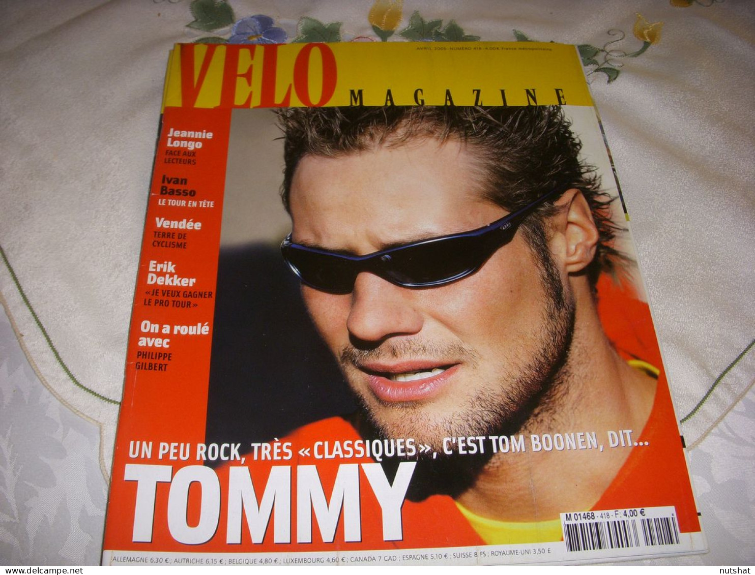 VELO MAG 418 04.2005 BOONEN LONGO BASSO DEKKER Philippe GILBERT COURSES VENDEE - Sport