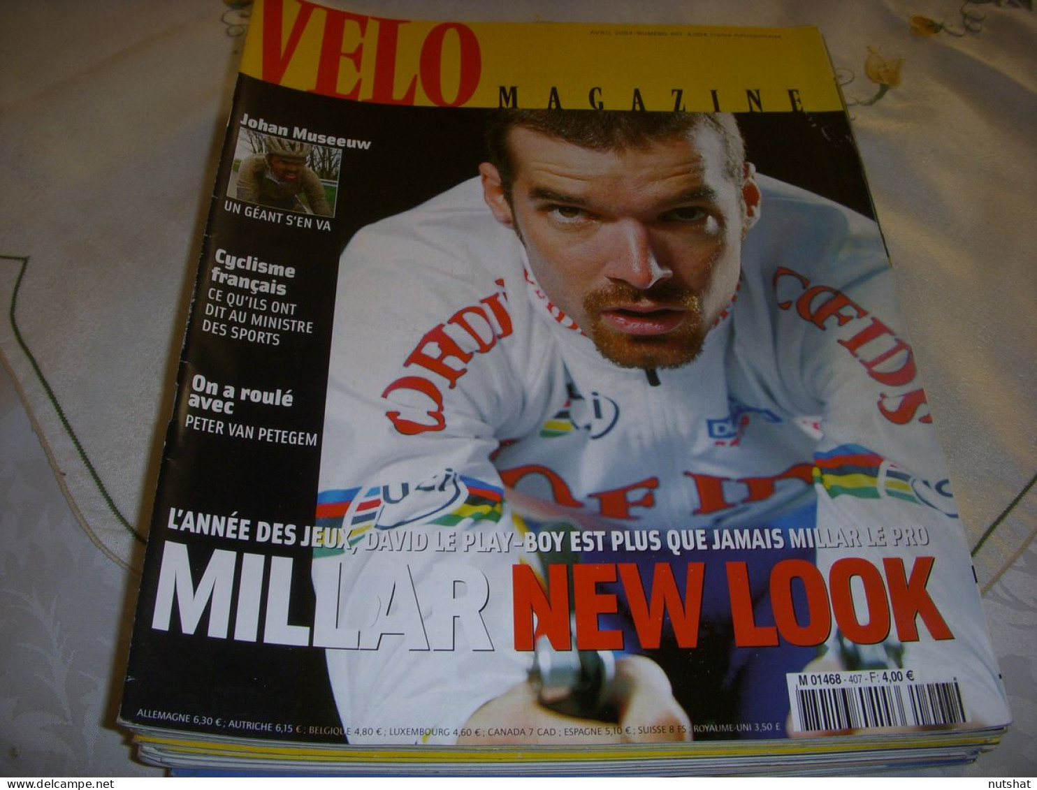 VELO MAG 407 04.2004 David MILLAR BOARDMAN MUSEEUW Peter VAN PETEGEM ENGOULVENT - Sport