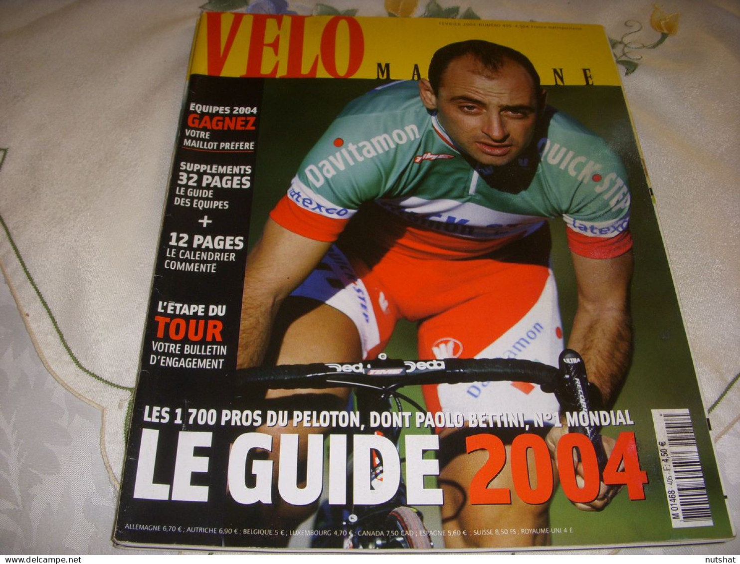 VELO MAG 405 02.2004 LES 1700 PROS DU PELOTON BETTINI CALENDRIER Et EQUIPES 2004 - Sport