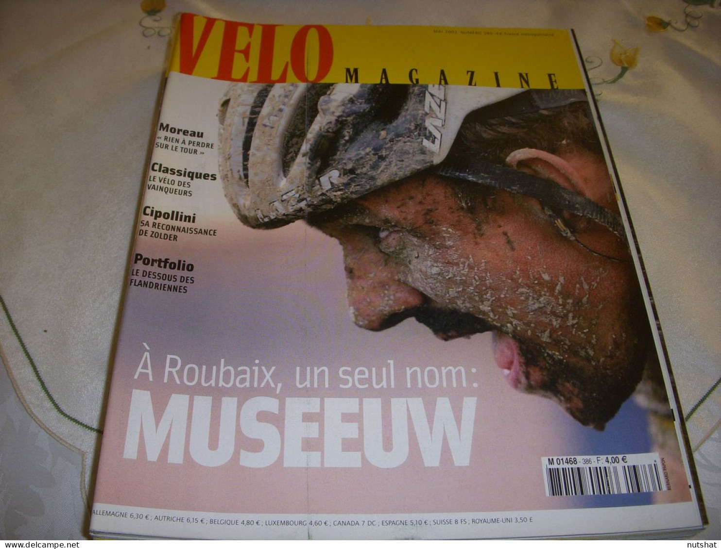 VELO MAG 386 05.2002 PARIS ROUBAIX 1er MUSEEUW Ch MOREAU CIPOLLINI GIRO SIMONI - Sport