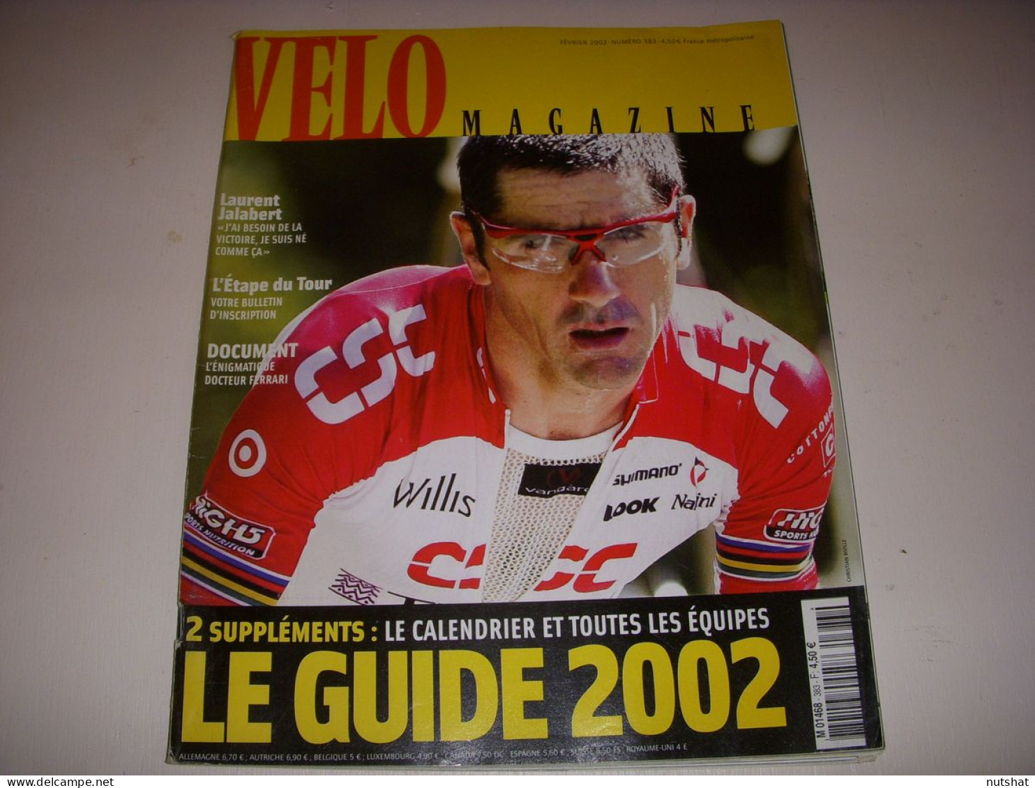 VELO MAG 383 02.2002 JALABERT Dr FERRARI CALENDRIER Et EQUIPES 2002 TOUR QUATAR - Sport