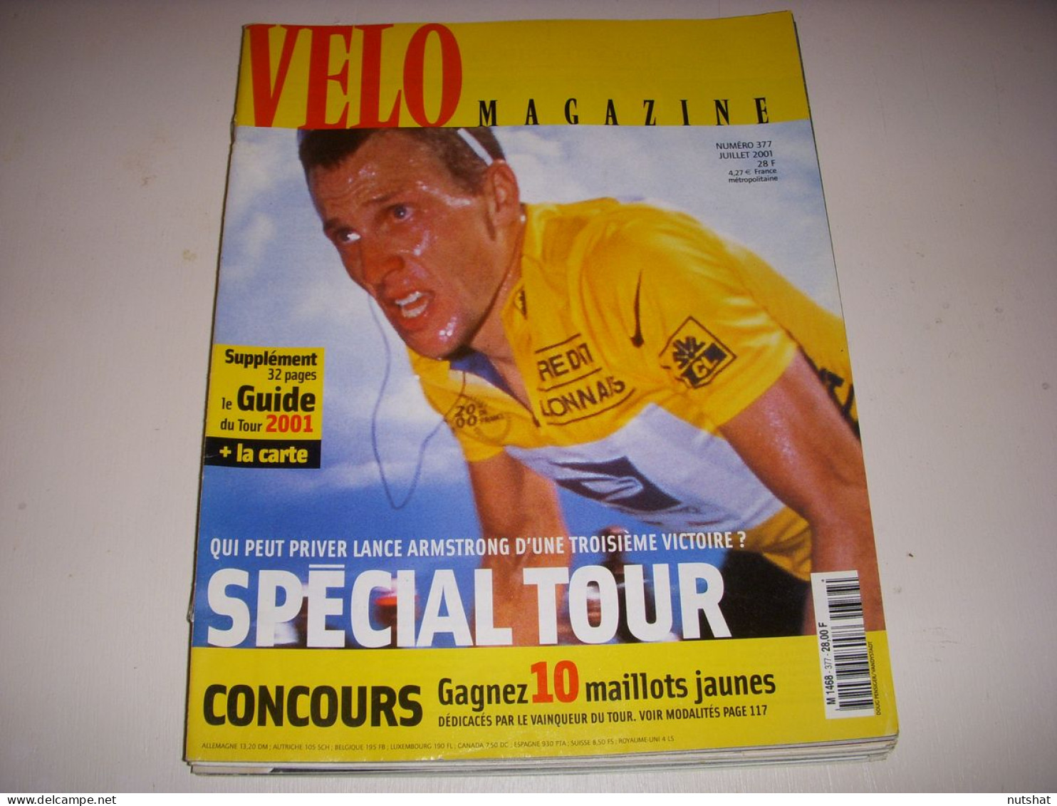 VELO MAG 377 07.2001 AVT TdF ETAPES PARCOURS HORAIRES PROFILS Ch MOREAU - Sport