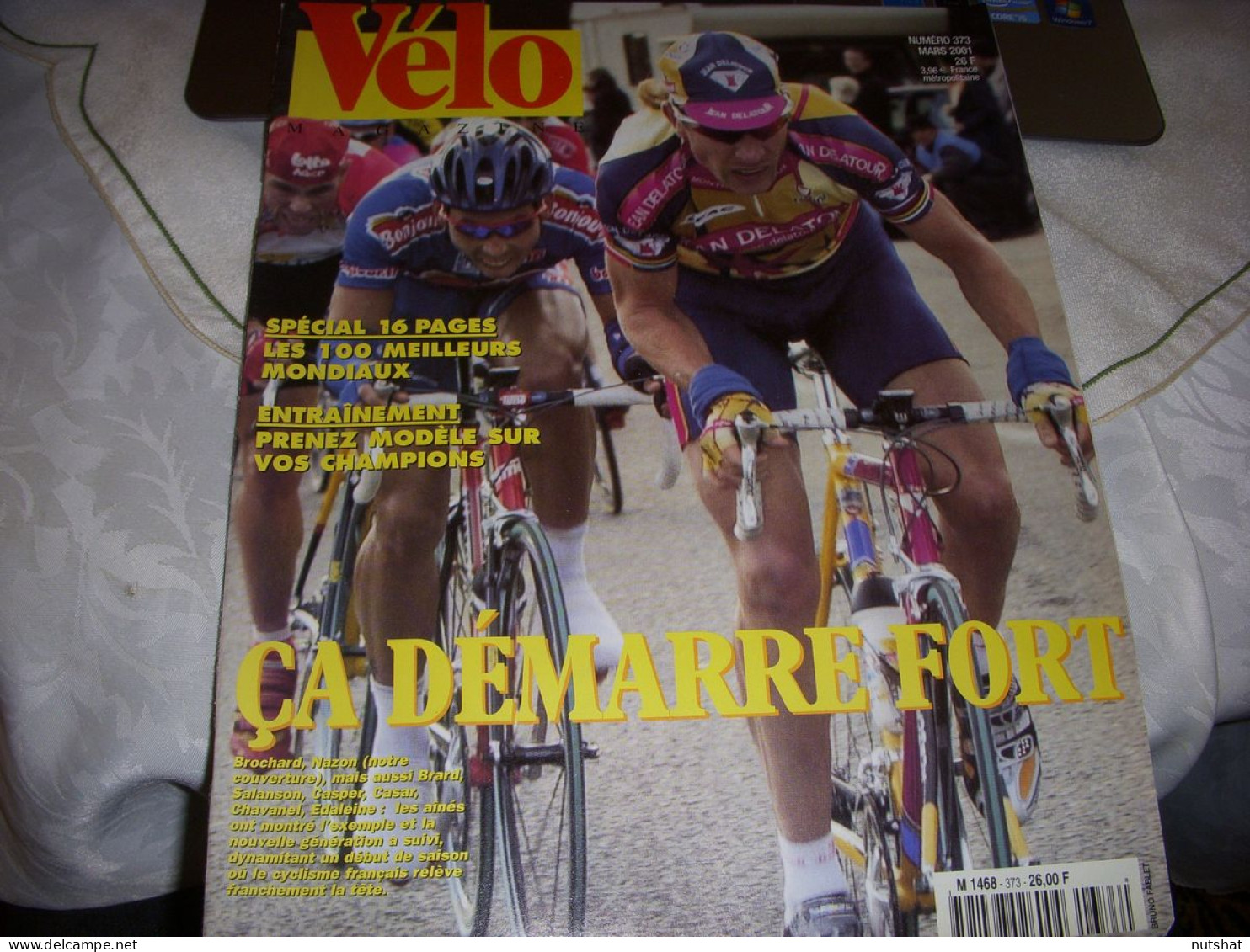 VELO MAG 373 03.2001 BROCHARD NAZON BRARD CASAR ZABEL MUSEEUW HALGAND - Sport