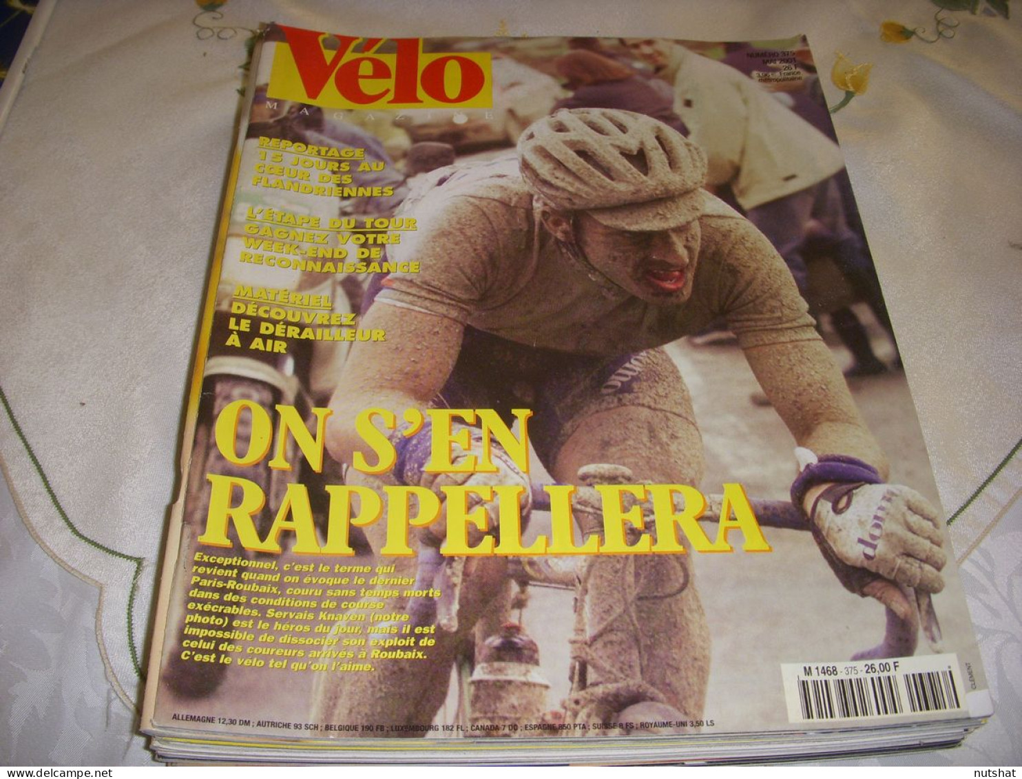 VELO MAG 375 05.2001 PARIS ROUBAIX 1er SERVAIS KNAVEN Les CLASSIQUES MONCOUTIE - Sport