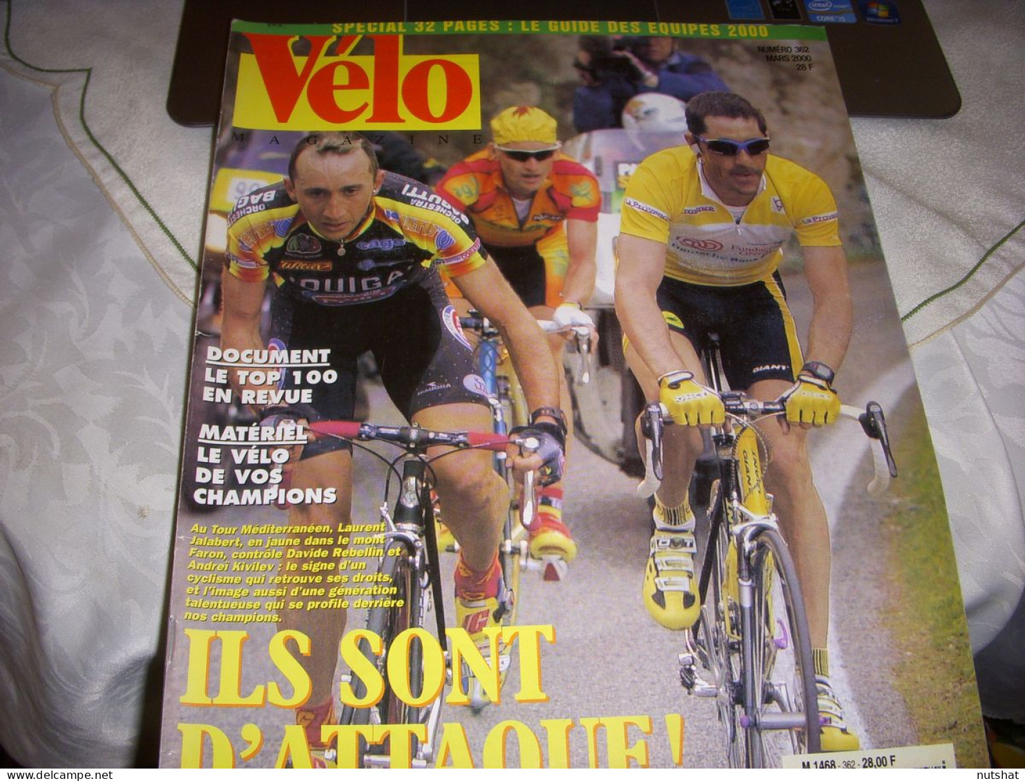 VELO MAG 362 03.2000 JALABERT REBELLIN Les EQUIPES 2000 C. VASSEUR EQUIPE MAPEI - Deportes