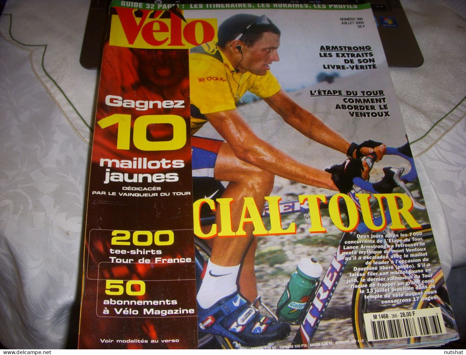 VELO MAG 366 07.2000 AVT TOUR FRANCE ETAPES PARCOURS HORAIRES PROFILS Le VENTOUX - Sport