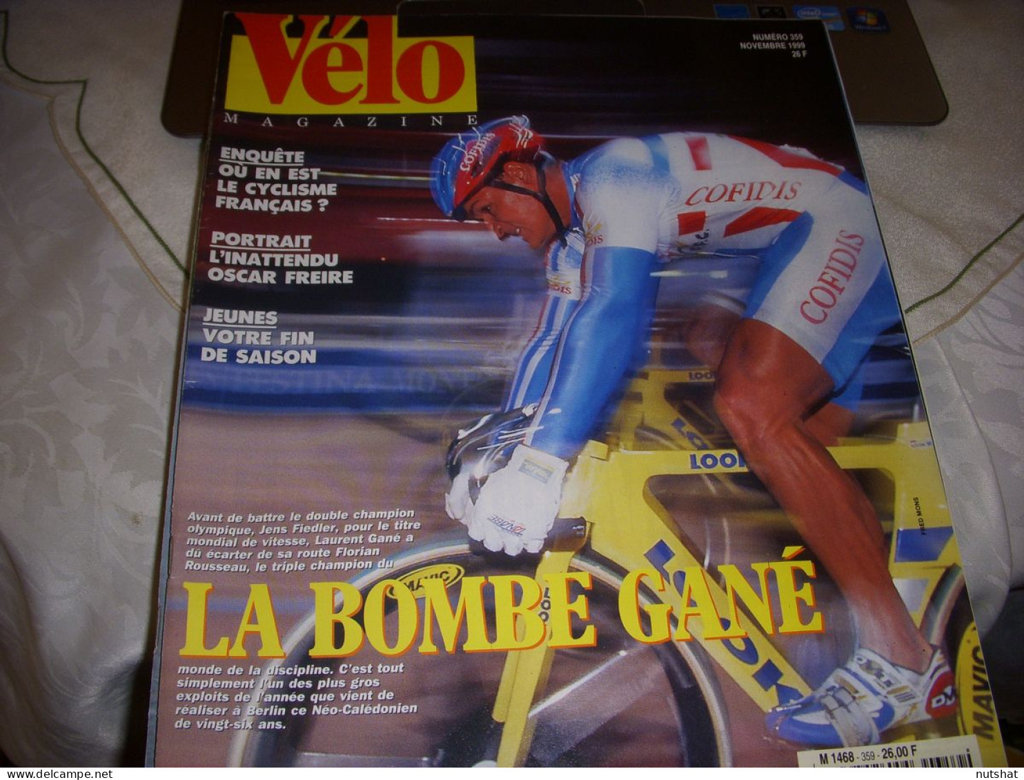 VELO MAG 359 11.1999 CHPT MONDE FREIRE PISTE Laurent GANE RETRO 1992 JALABERT - Sport