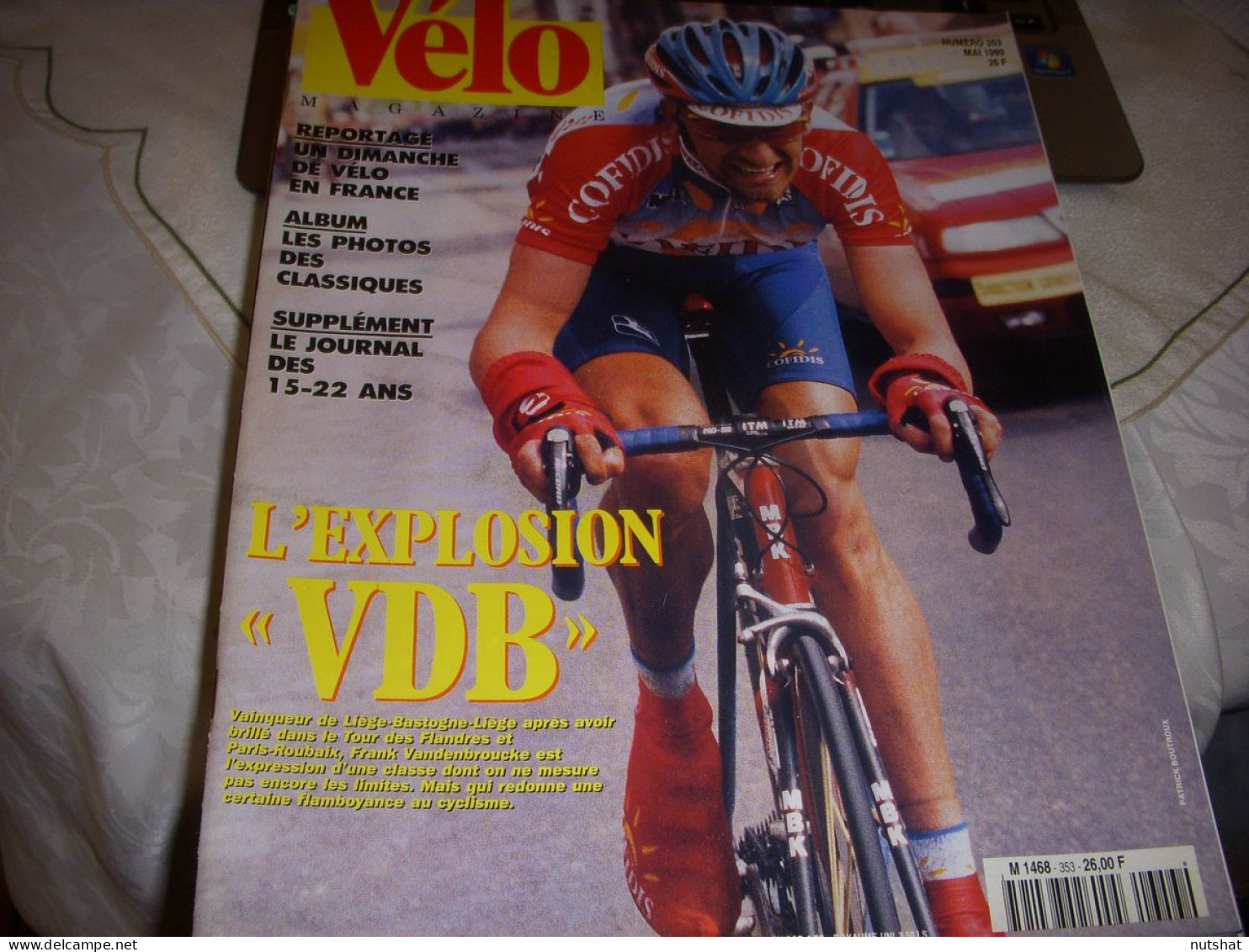 VELO MAG 353 05.1999 CLASSIQUES BARTOLI VANDENBROUCKE BOOGERD Jean Cyril ROBIN - Sport