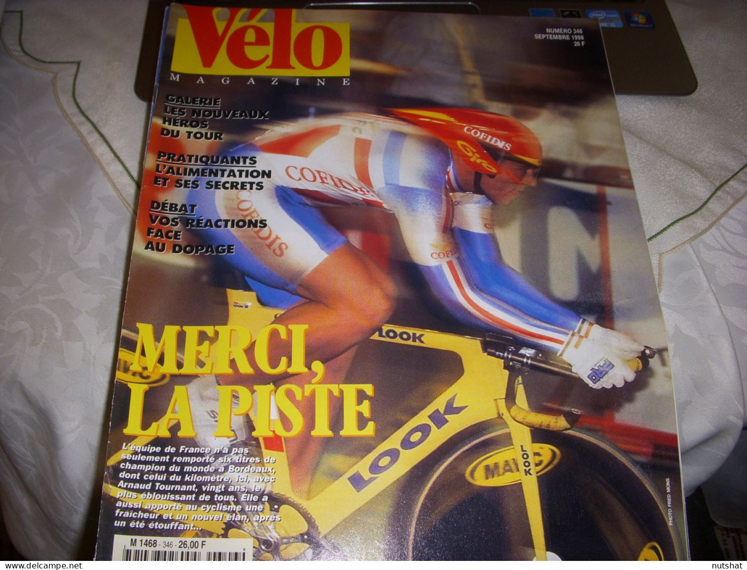 VELO MAG 346 09.1998 CHPT MONDE PISTE BORDEAUX Arnaud TOURNANT PANTANI RINERO - Sport