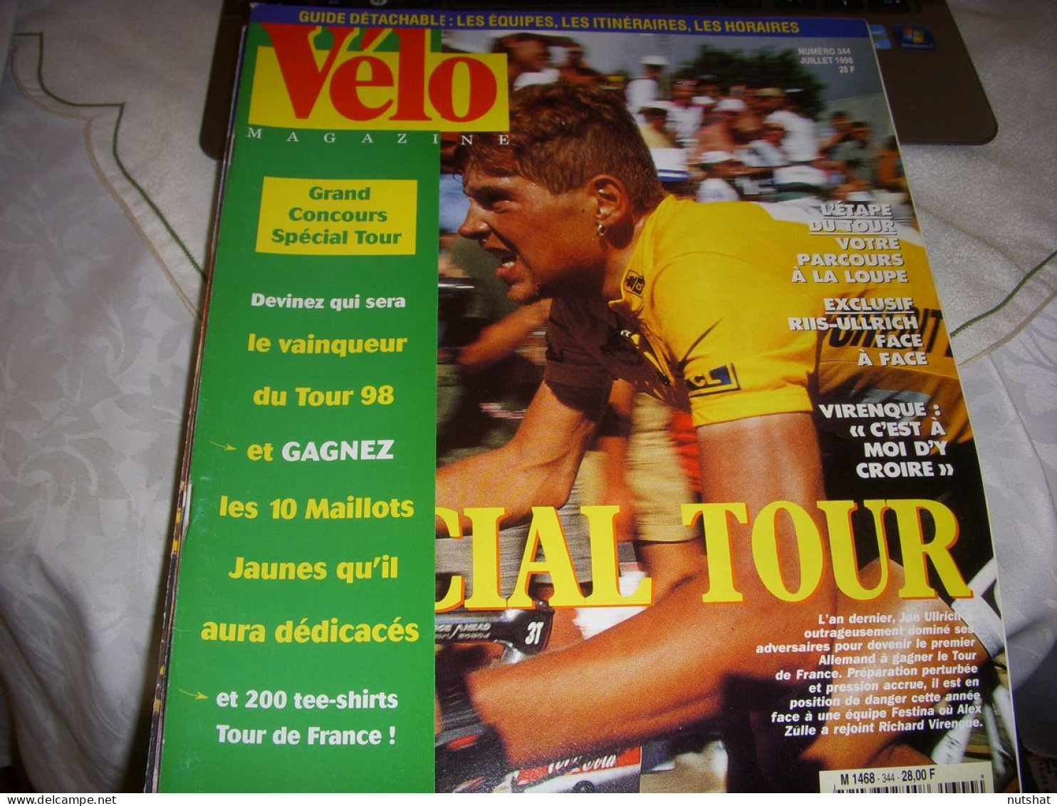 VELO MAG 344 07.1998 AVT TOUR FRANCE ETAPES PARCOURS HORAIRES PROFILS ULLRICH - Sport