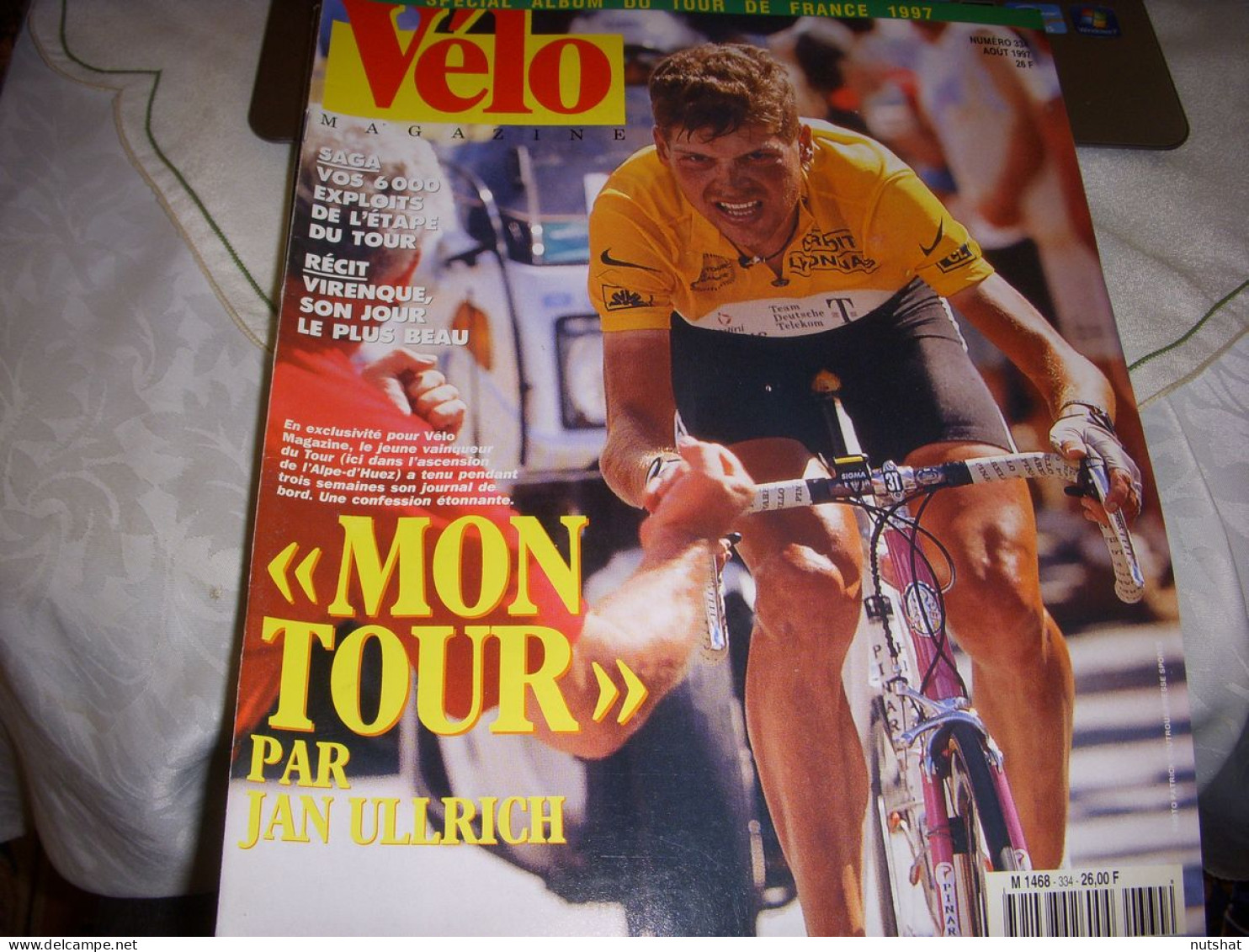 VELO MAG 334 08.1997 MIROIR DU TOUR ULLRICH VIRENQUE PANTANI IMAGES Et RESULTATS - Sport