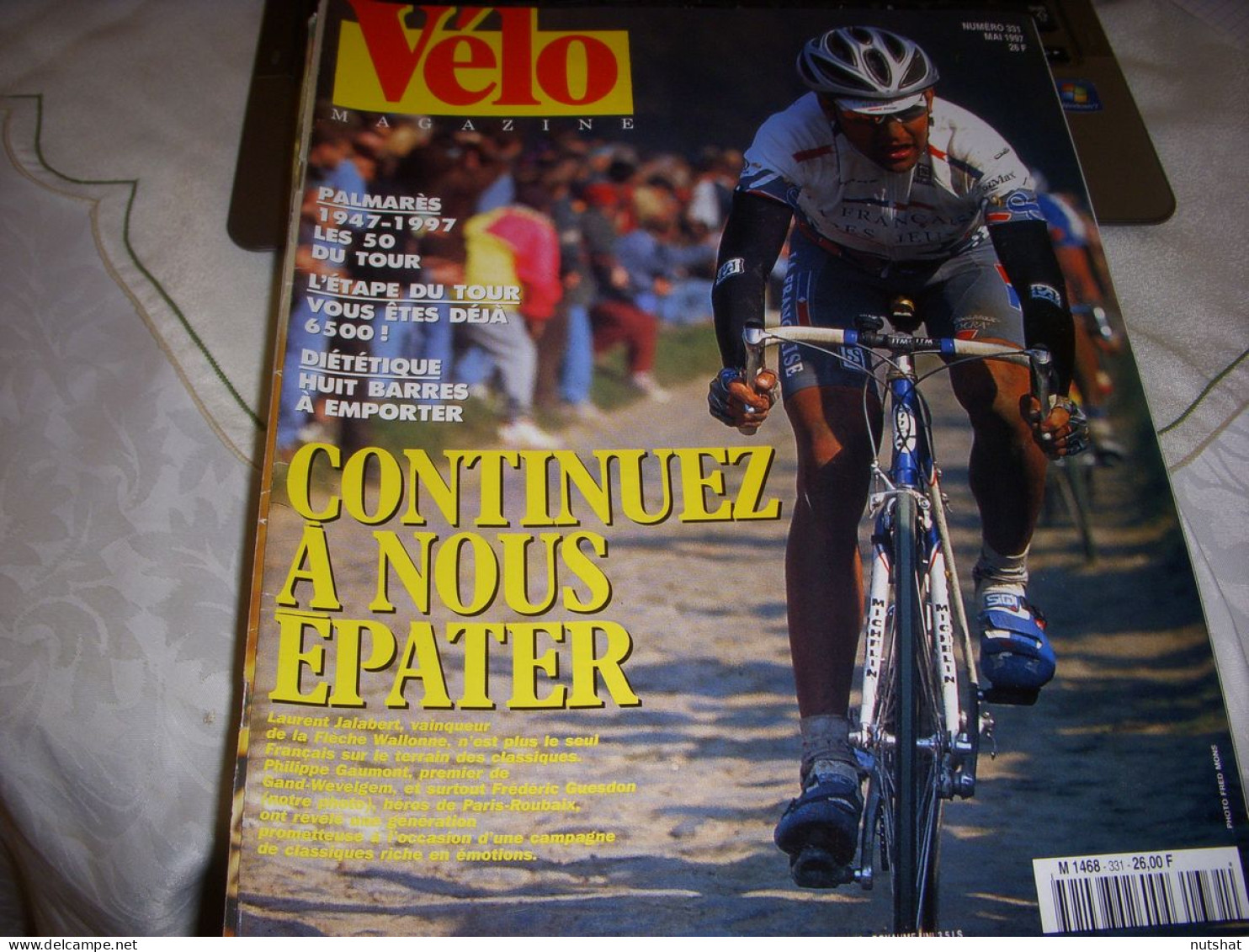 VELO MAG 331 05.1997 PARIS ROUBAIX 1er GUESDON GAUMONT FLECHE 1er JALABERT GIRO - Sport