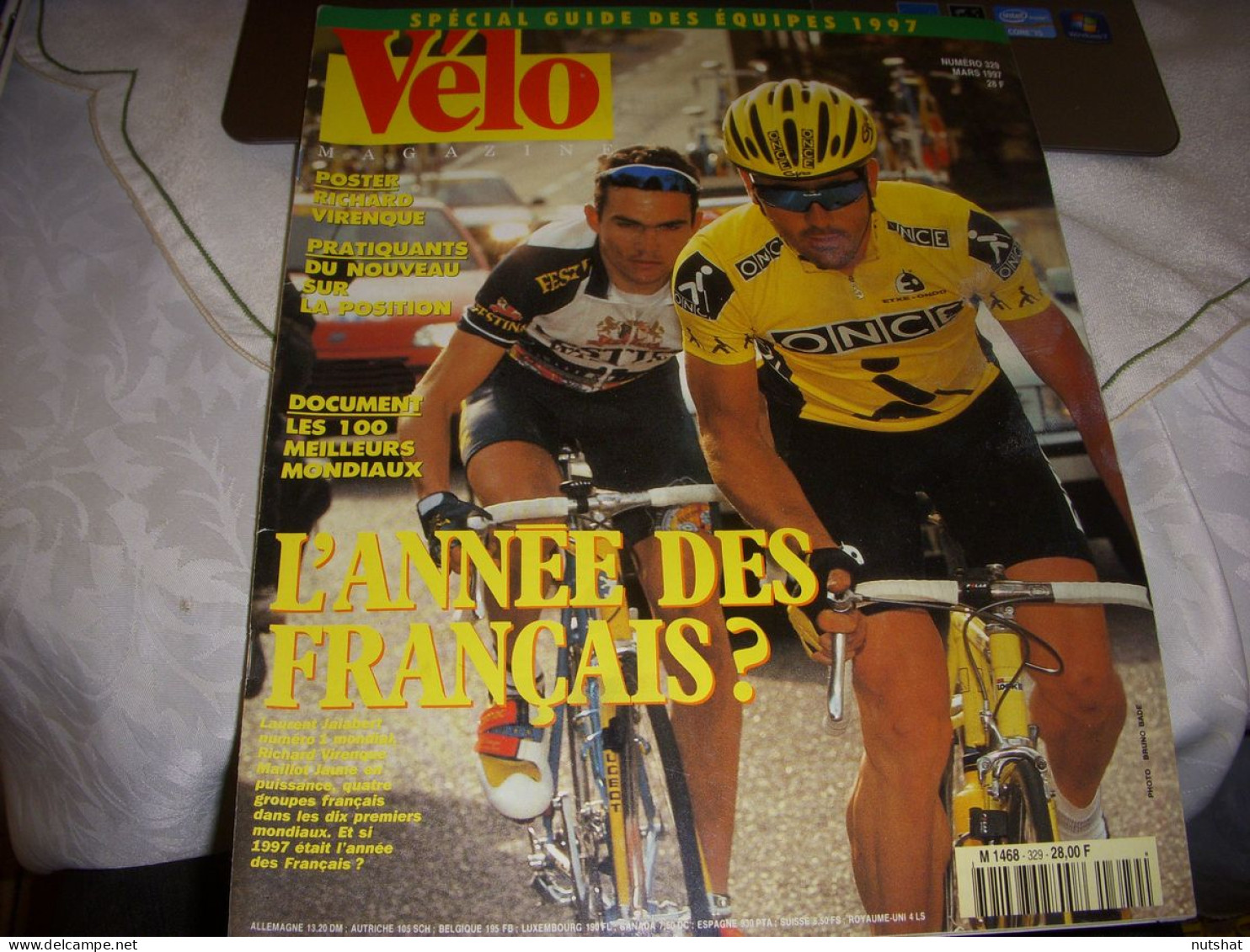 VELO MAG 329 03.1997 VIRENQUE JALABERT Les EQUIPES 1997 MONCASSIN MILAN SAN REMO - Deportes