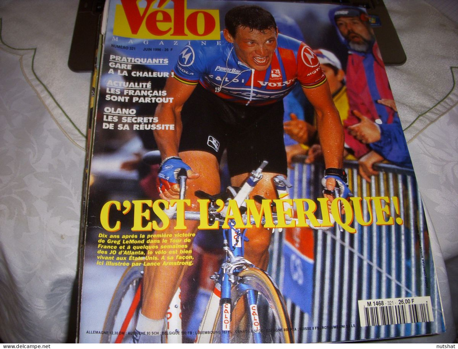 VELO MAG 321 06.1996 AMSTRONG EQUIPE GAN DESBIENS GAUMONT LEGEAY Pascal HERVE - Deportes