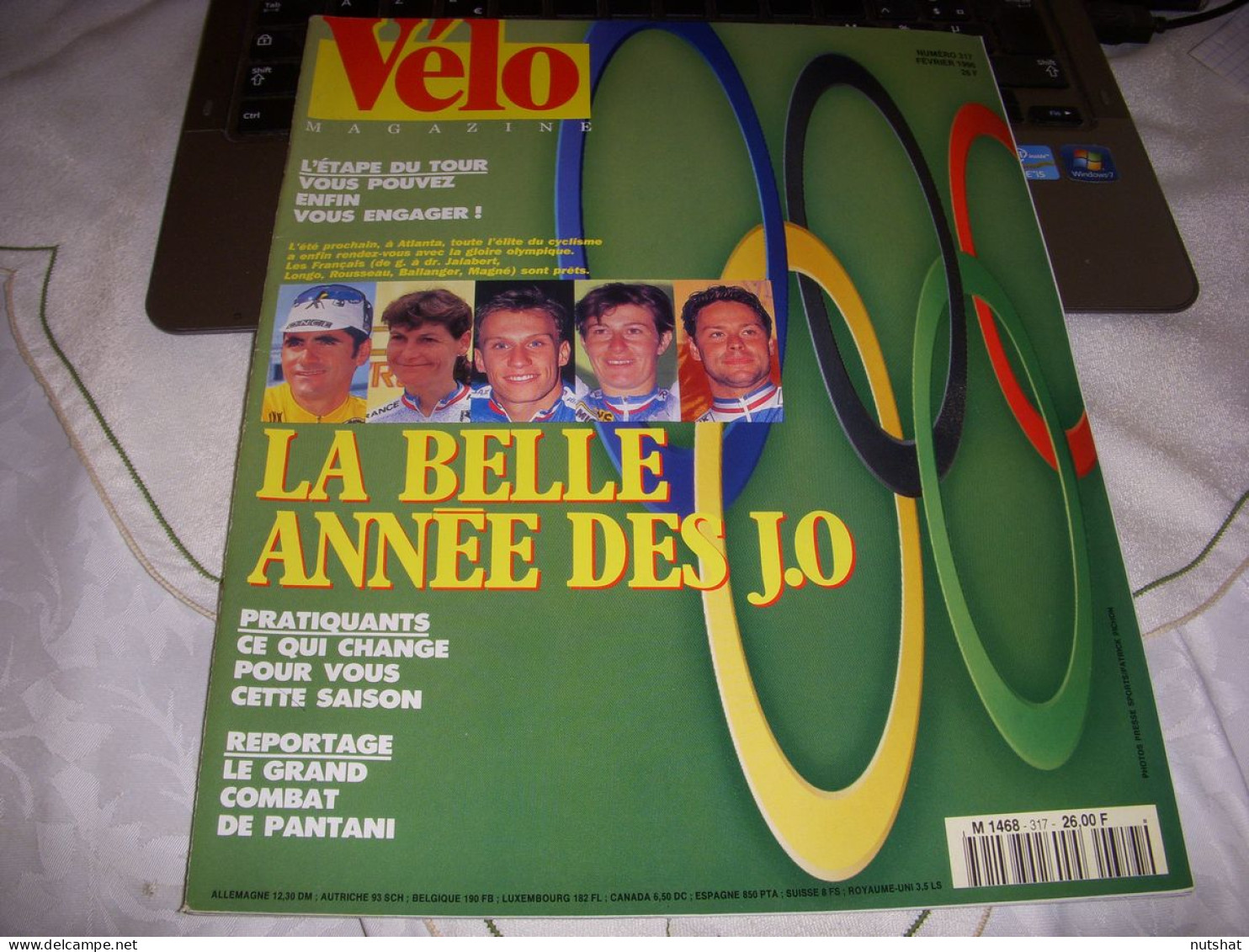 VELO MAG 317 02.1996 PANTANI CYCLO CROSS Des ANNEES 50 OLANO AVT Les JO ATLANTA - Sport