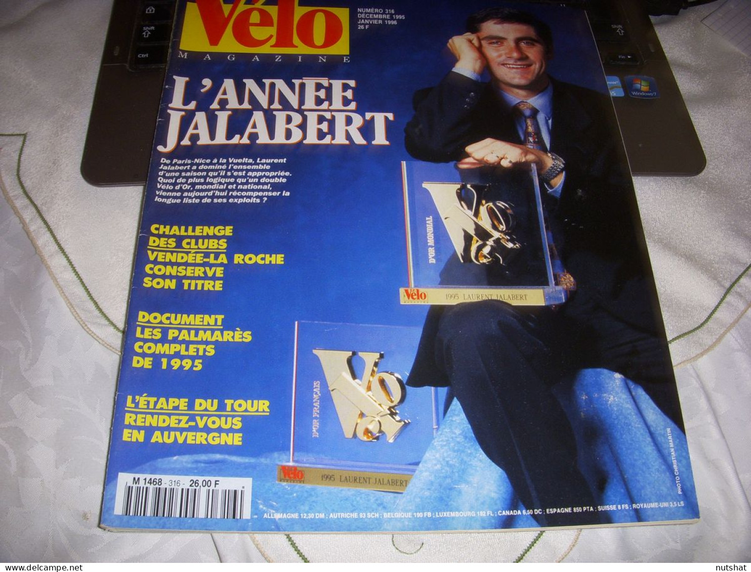 VELO MAG 316 12.1995 BILAN SAISON 1995 VELO D'OR JALABERT Damien NAZON VIRENQUE - Sport