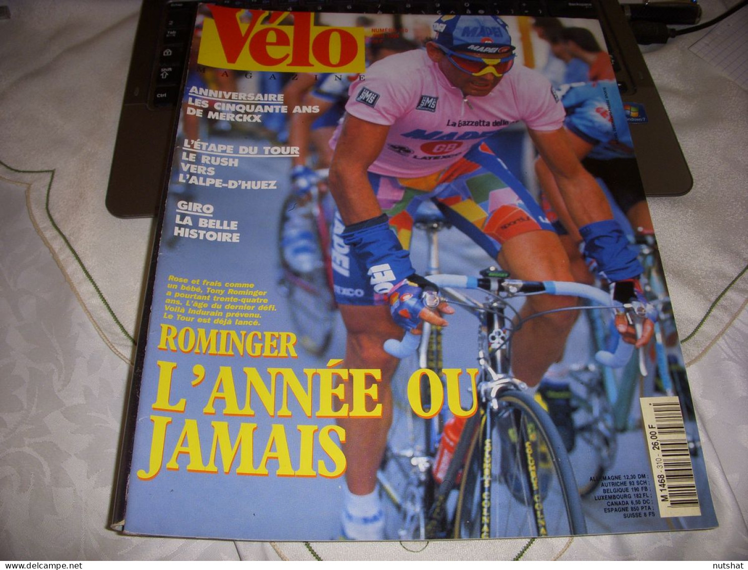 VELO MAG 310 06.1995 HISTOIRE GIRO 50 ANS MERCKX ROMINGER JALABERT Luc LEBLANC - Deportes