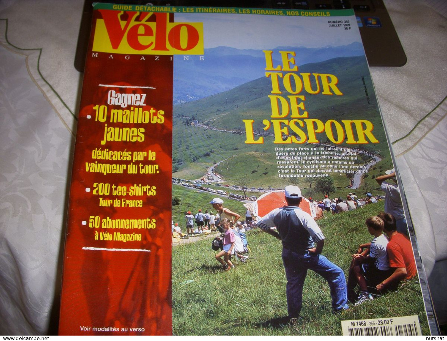 VELO MAG 355 07.1999 AVT TOUR FRANCE ETAPES PARCOURS HORAIRES PROFILS RINERO - Sport