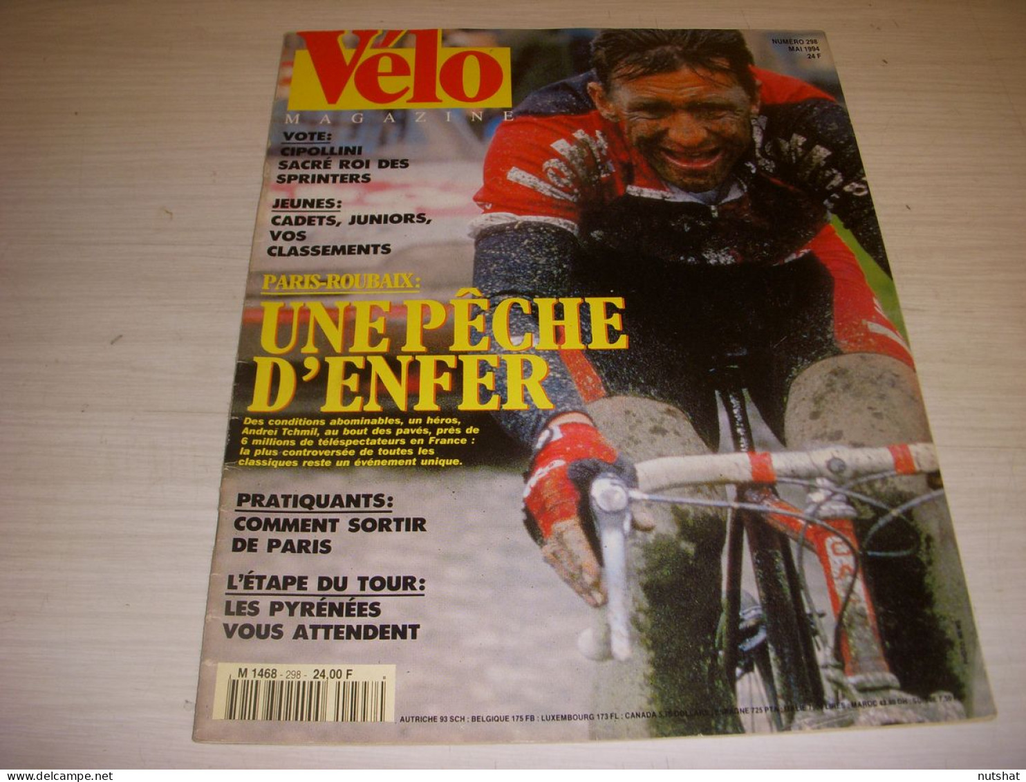 VELO MAG 298 04.1994 PARIS ROUBAIX 1er TCHMIL CIPOLLINI BUGNO Les SPRINTEURS - Sport