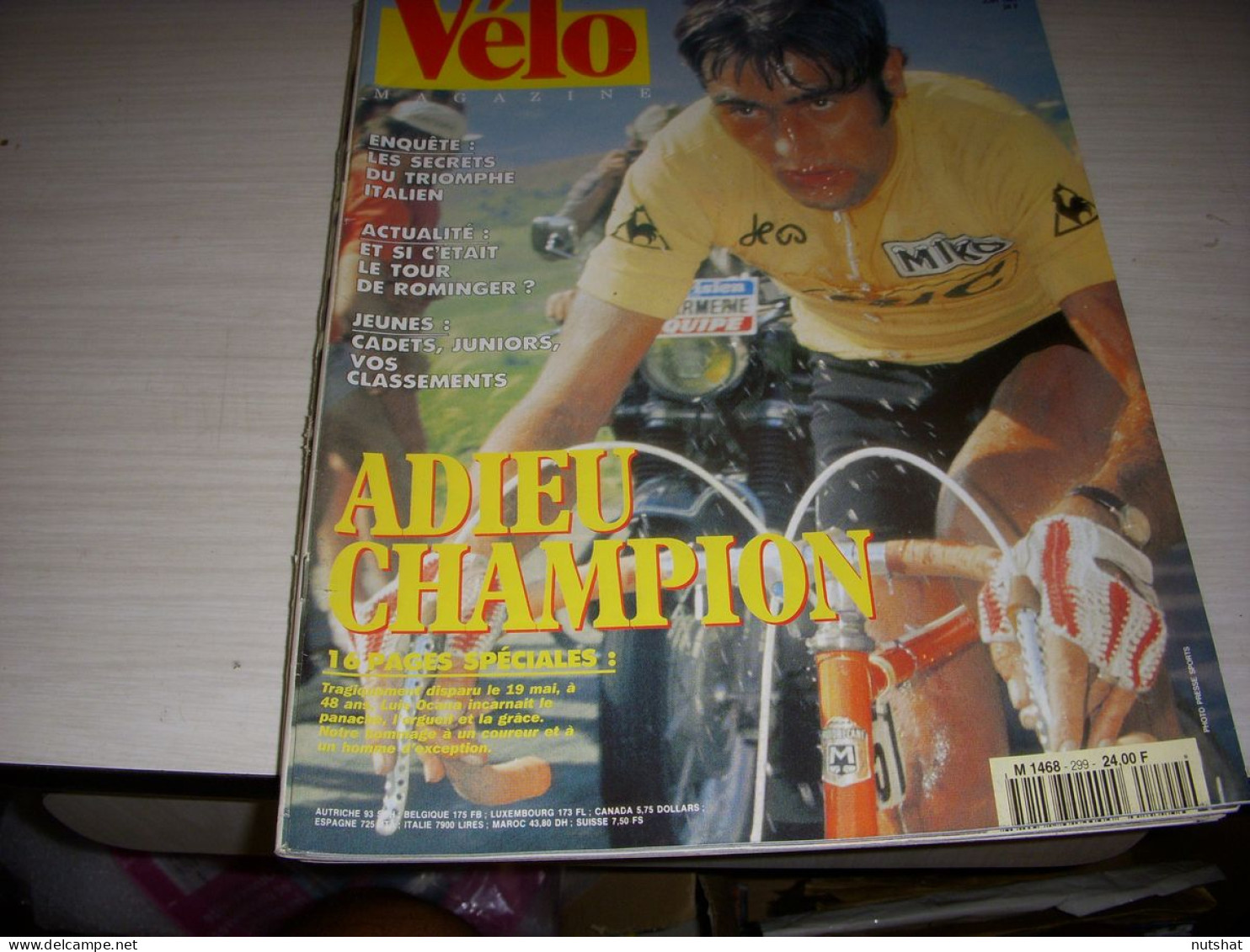 VELO MAG 299 06.1994 SPECIAL MORT D’OCANA ROMINGER ZULLE FURLAN DOPAGE EPO - Sport