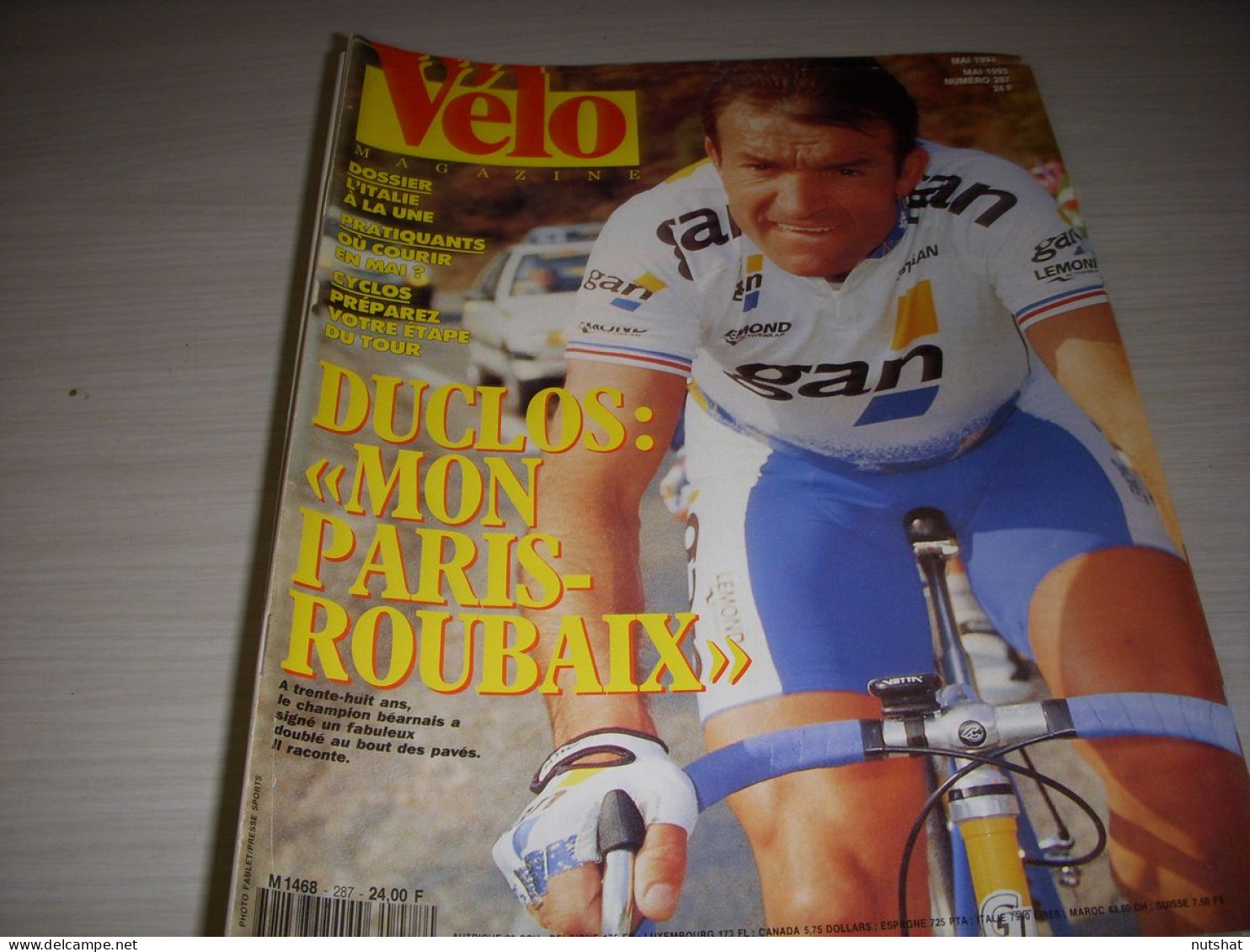 VELO MAG 287 05.1993 PARIS ROUBAIX 1er DUCLOS LASSALLE CAMPAGNOLO COPPI BARTALI - Sport