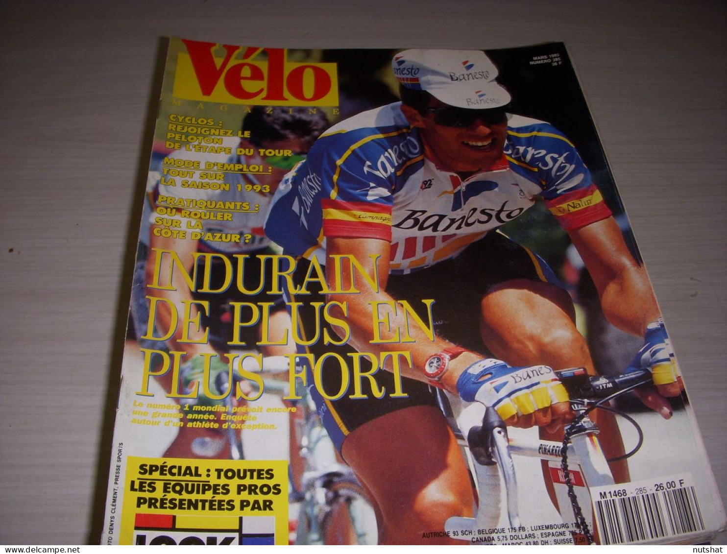 VELO MAG 285 03.1993 INDURAIN BUGNO ARNOULD Les ENJEUX 1993 - Sport