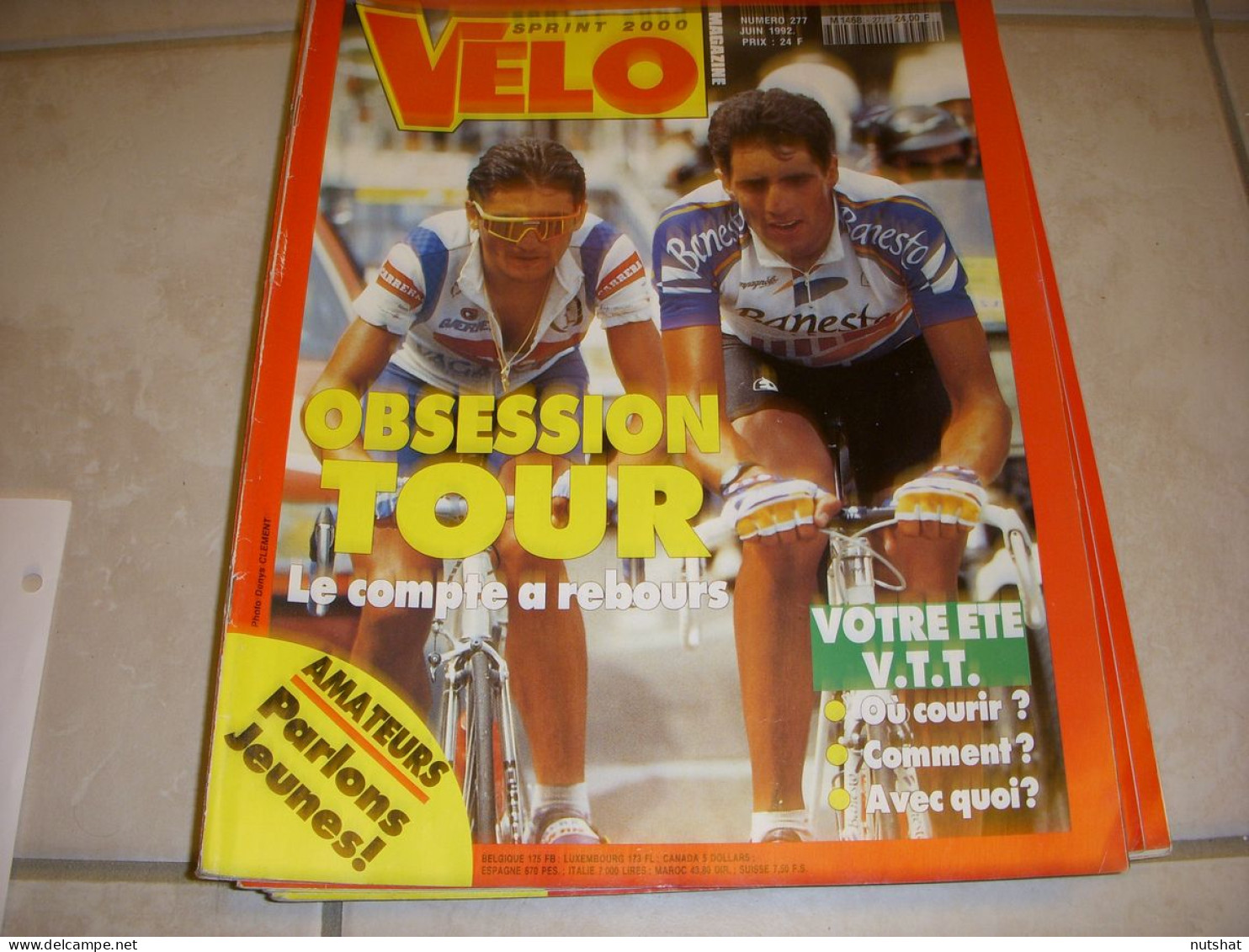 VELO MAG 277 06.1992 CHIAPPUCCI INDURAIN VUELTA 1er ROMINGER FUENTE Eric BOYER - Sport