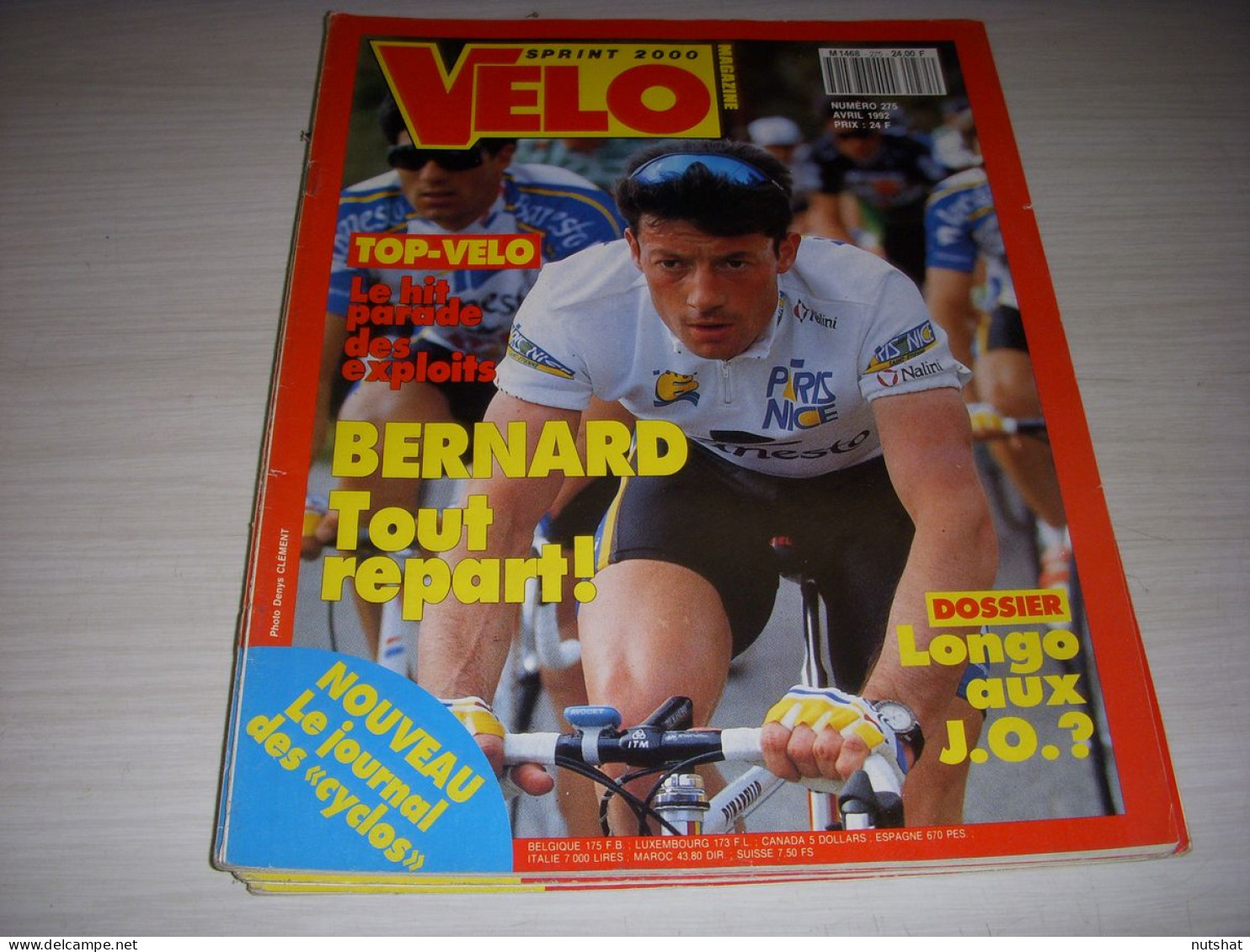 VELO MAG 275 04.1992 JF BERNARD LONGO HIT Des EXPLOITS KELLY GAYANT FORESTIER - Deportes