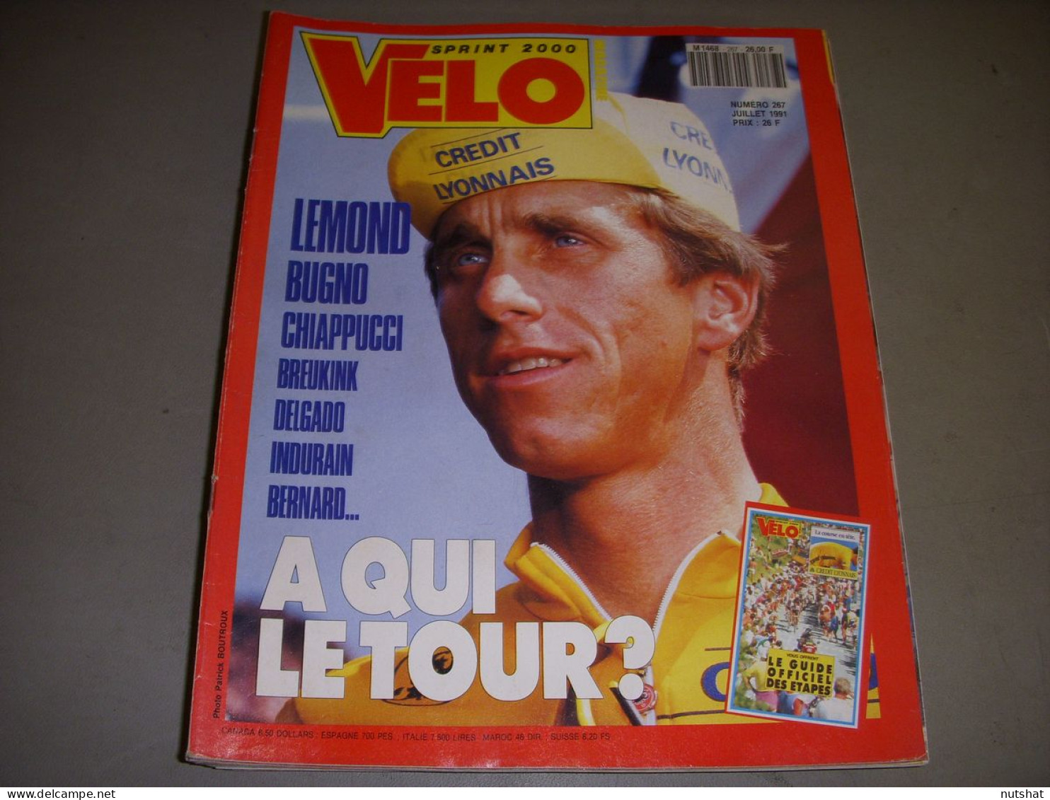 VELO MAG 267 07.1991 SPECIAL TOUR FRANCE LEMOND JF BERNARD BUGNO CHIOCCIOLI - Deportes