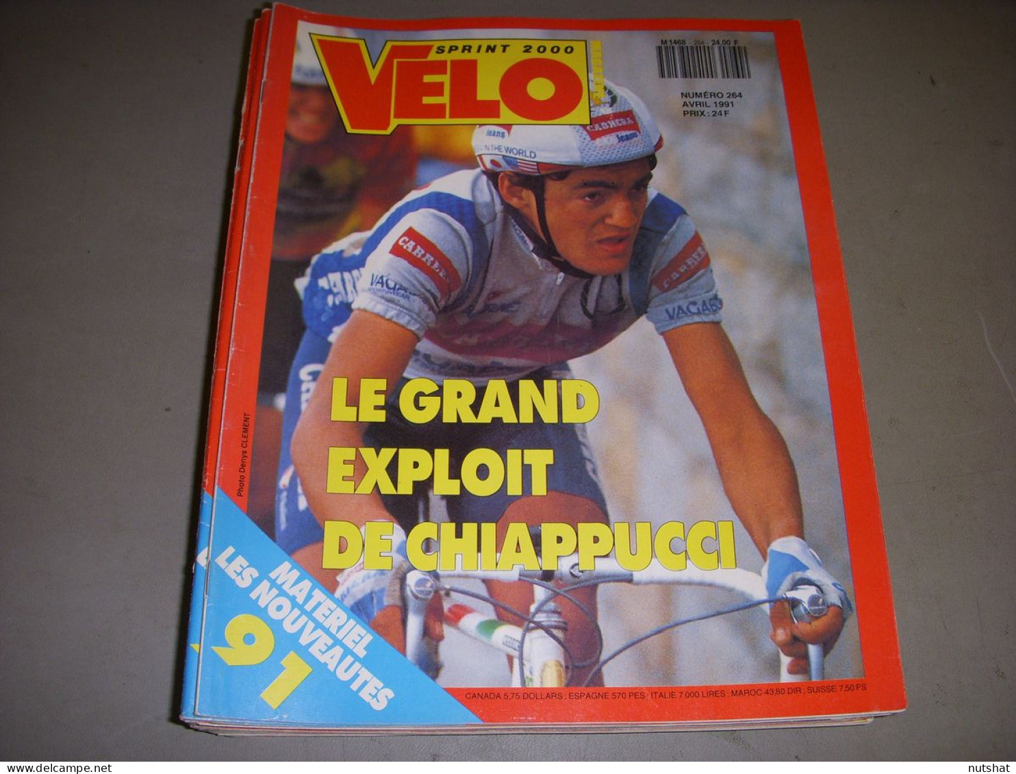 VELO MAG 264 04.1991 GRAND EXPLOIT DE CHIAPPUCCI à SAN REMO MARC MADIOT ROMINGER - Deportes