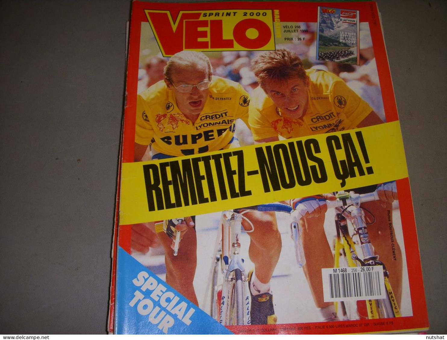 VELO MAG 256 07.1990 AVANT TOUR De FRANCE BUGNO FIGNON CARTE TdF JF BERNARD - Sport