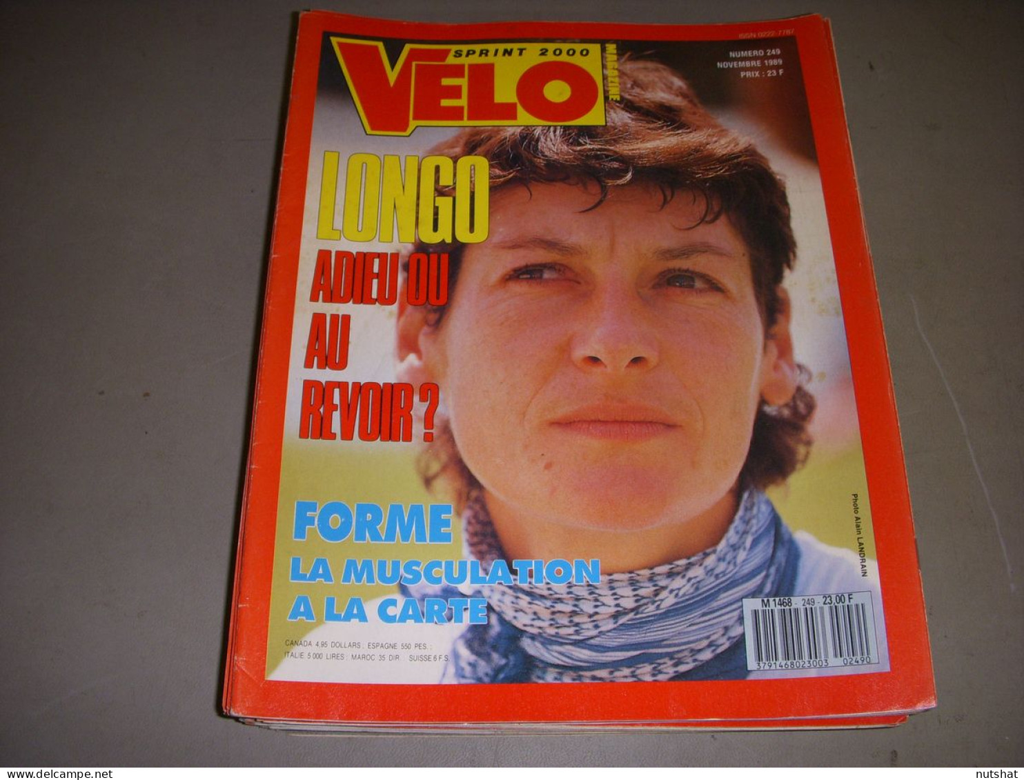 VELO MAG 249 11.1989 LONGO MARC GOMEZ CARTE ETAPES TDF 1990 NIJDAM ROMINGER - Sport