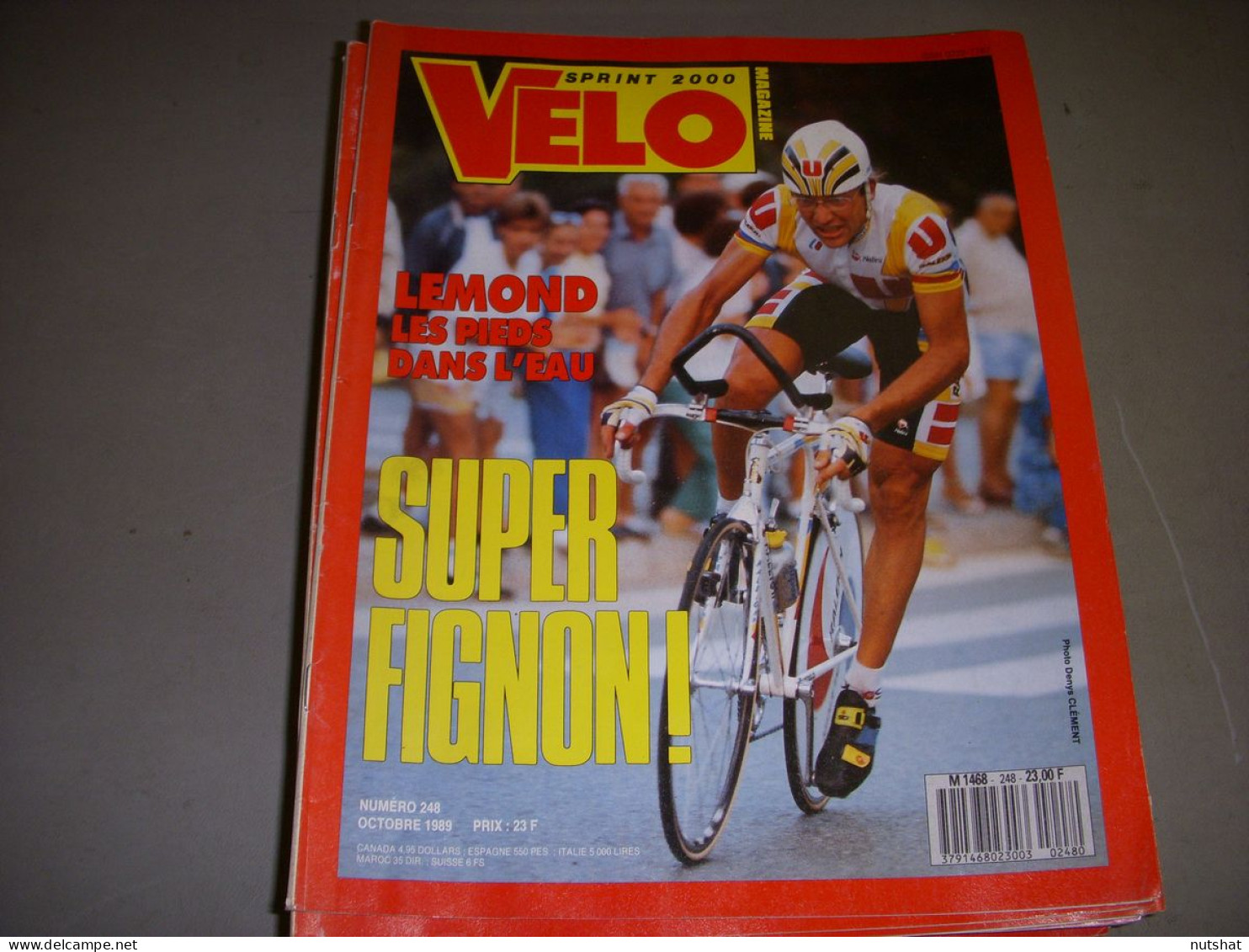 VELO MAG 248 10.1989 SUPER FIGNON LEMOND TROPHEE BARACCHI CLAVEYROLAT LONGO - Deportes