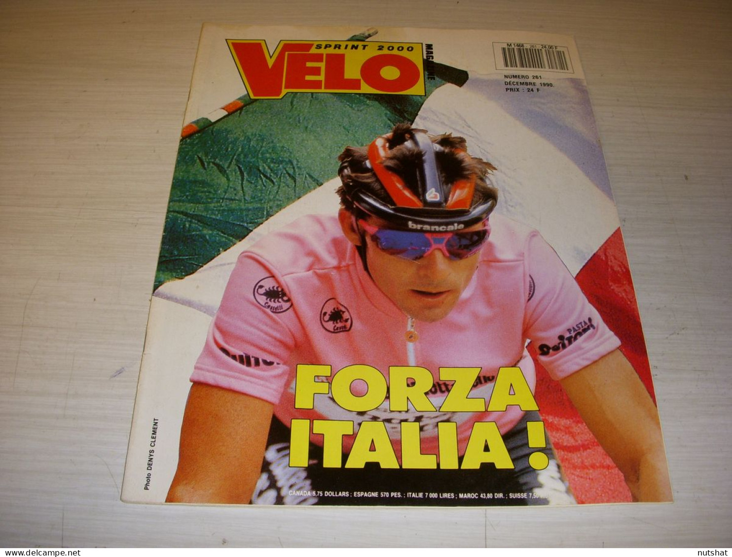 VELO MAG 261 12.1990 FORZA ITALIA BUGNO SPECIAL CYCLISME ITALIEN - Sport