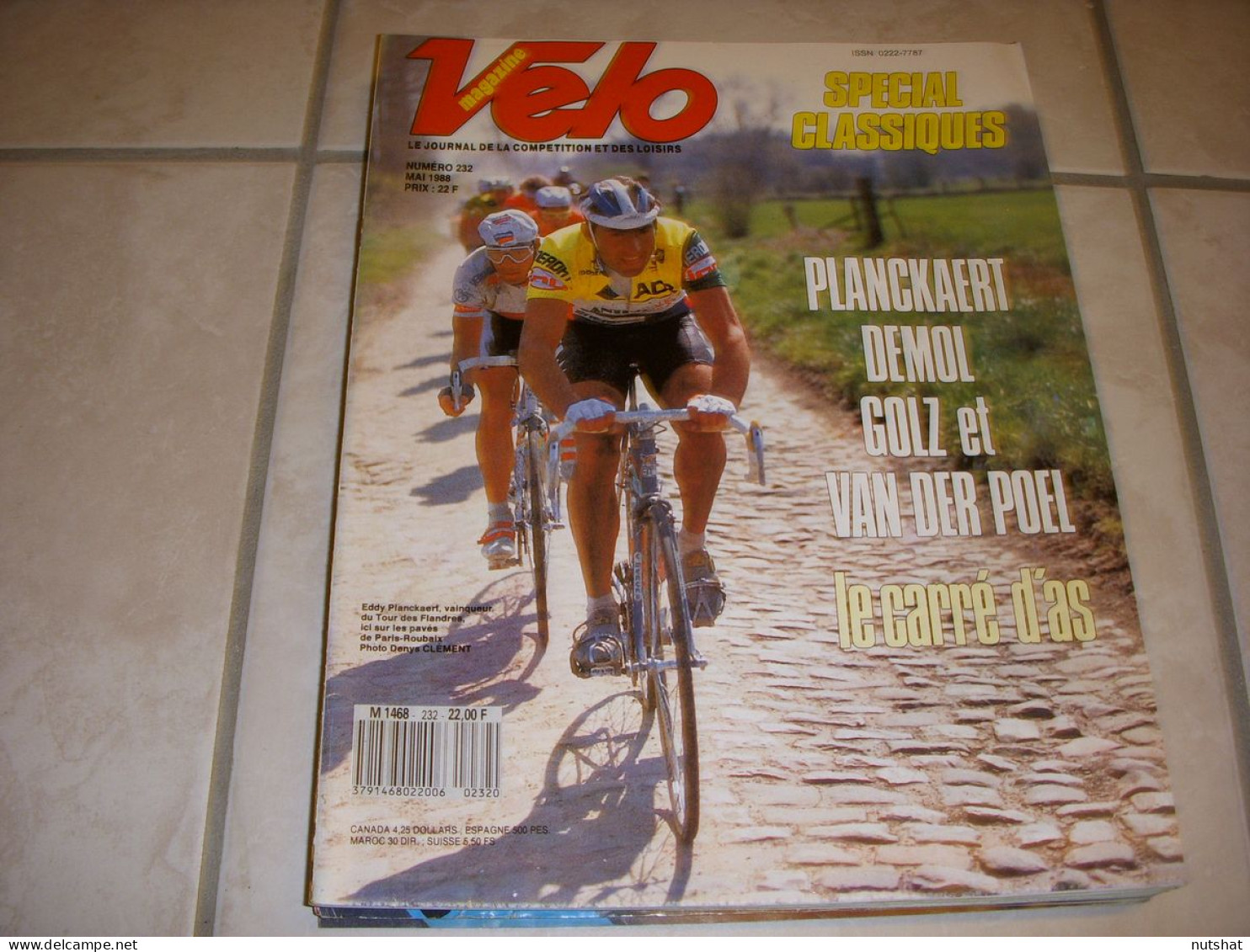 VELO MAG 232 05.1988 SPECIAL CLASSIQUES PLANCKAERT DEMOL VAN DER POEL LEGEAY - Deportes