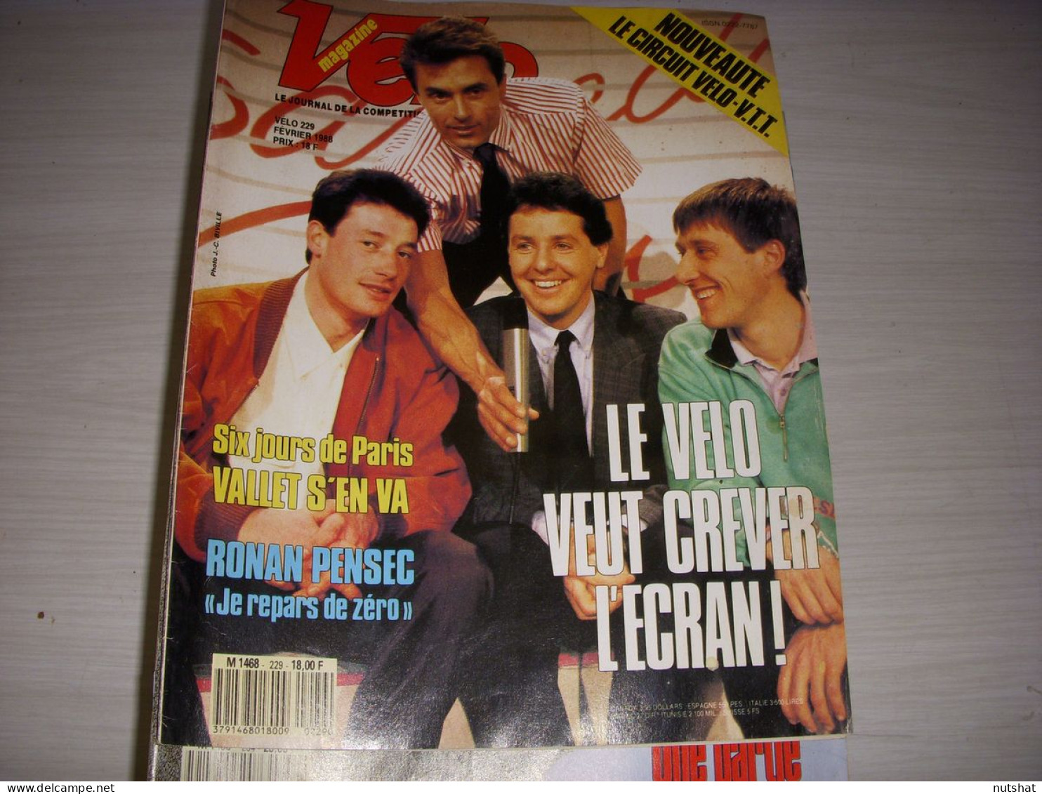 VELO MAG 229 02.1988 VALLET PENSEC BERNARD ROCHE MOTTET CHPT FRANCE CYCLO CROSS - Sport