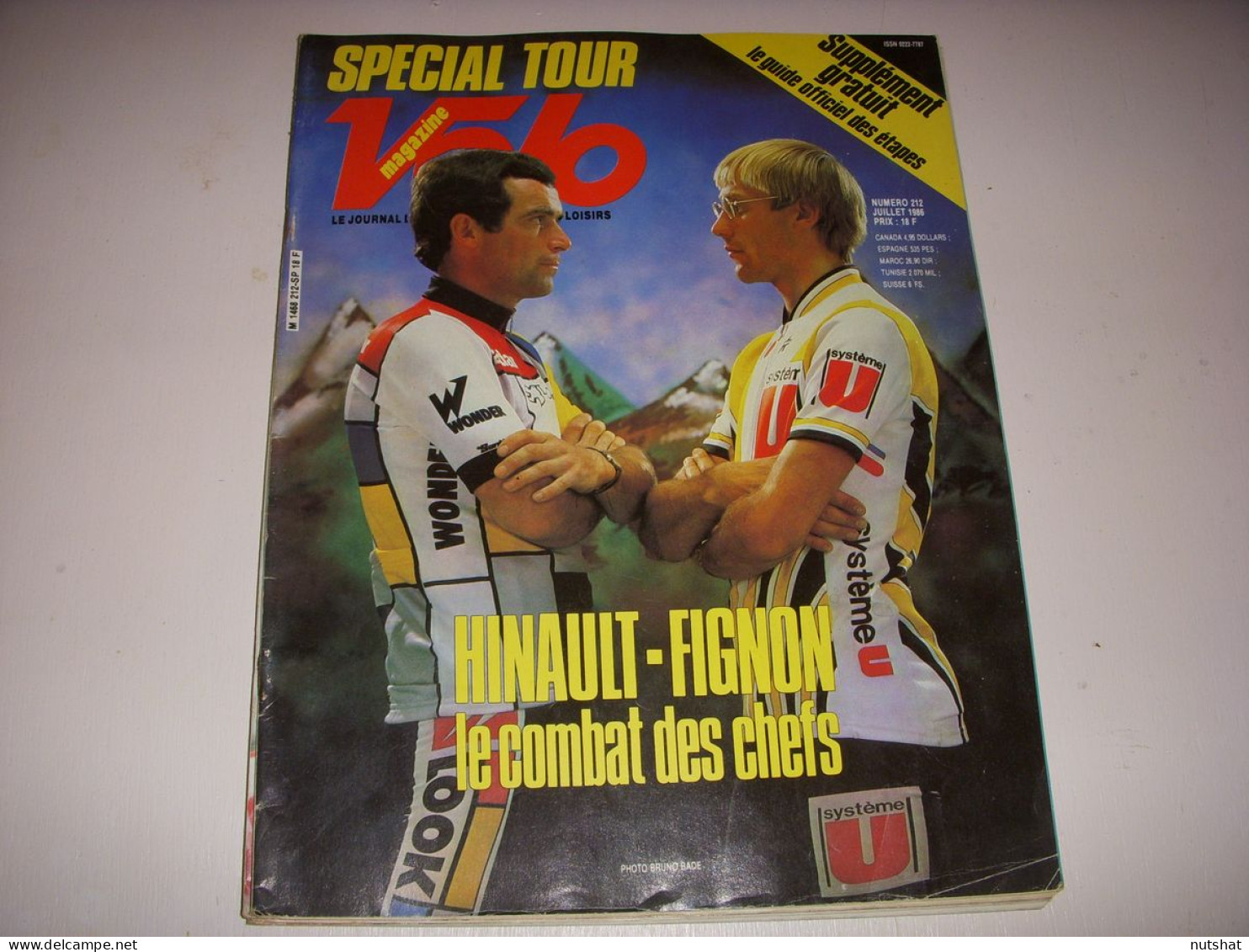 VELO MAG 212 07.1986 HINAULT FIGNON CLAVEYROLAT KELLY Les DUELS FRANCAIS - Sport