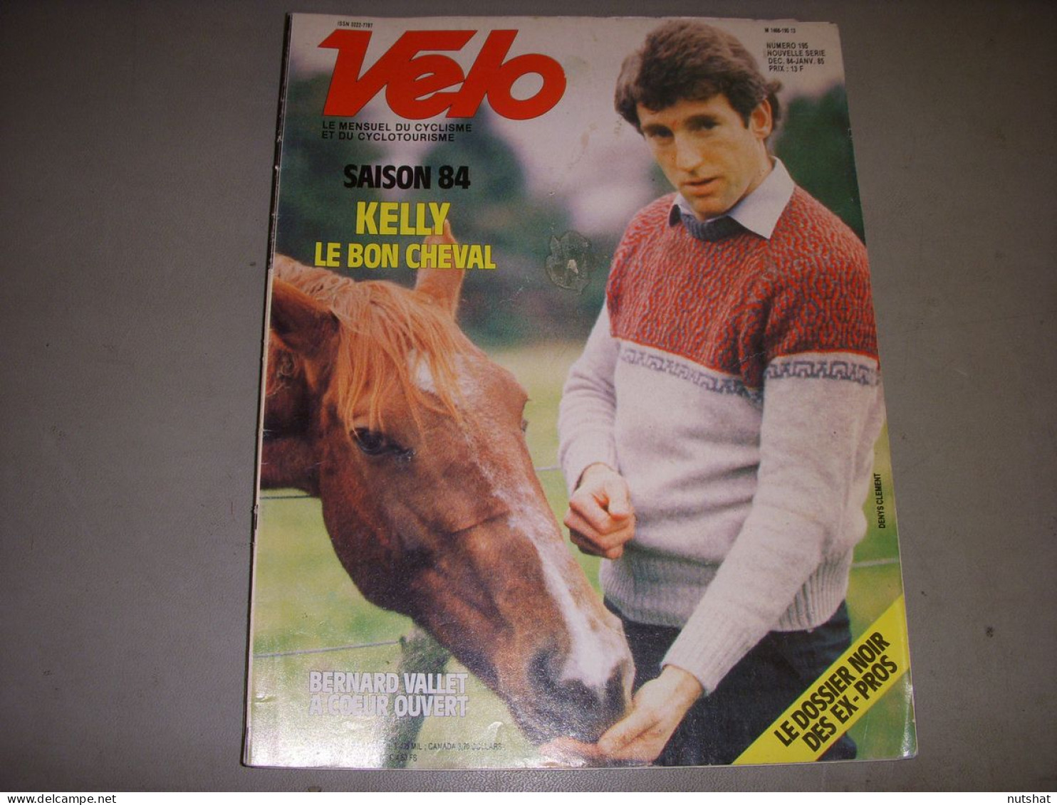 VELO MAG 195 12.1984 LIVRE OR SAISON 84 KELLY VALLET JEANNIE LONGO CARTE TOUR 85 - Sport