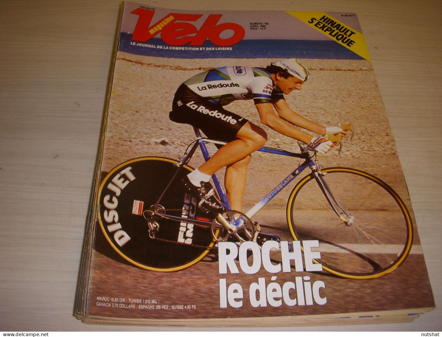 VELO MAG 198 04.1985 HINAULT ROCHE KELLY ZOETEMELK KUIPER - Sport