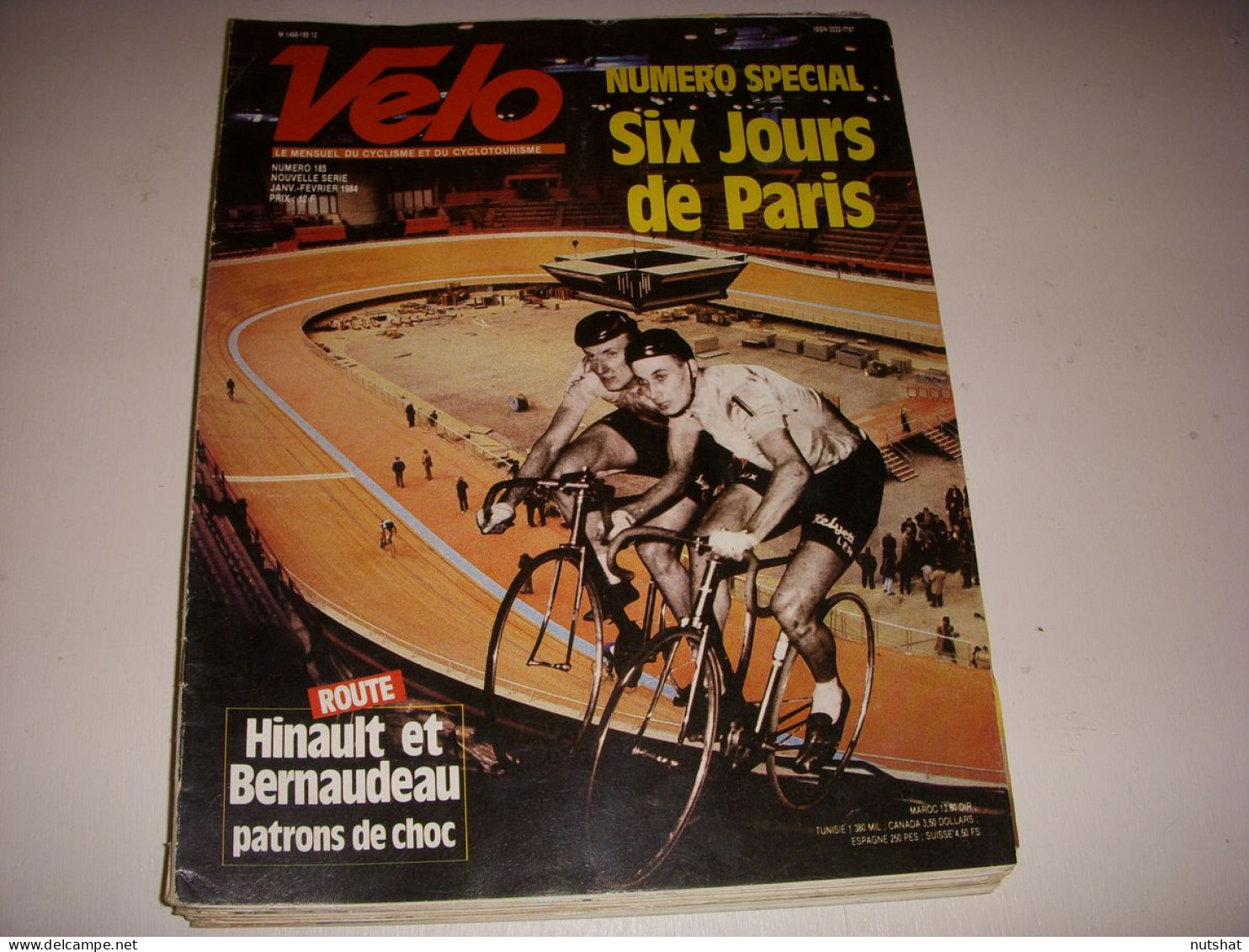 VELO MAG 185 01.1984 SPECIAL 20p SIX JOURS De PARIS VEL D'HIV HINAULT BERNAUDEAU - Deportes