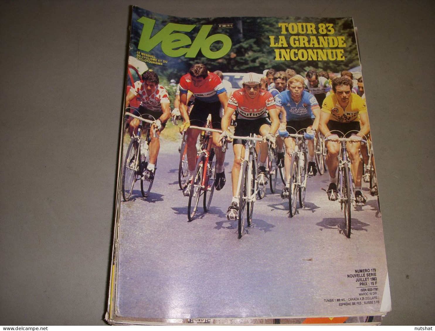 VELO MAG 179 07.1983 AVANT TOUR 83 HINAULT KELLY ROCHE RETRO PUY De DOME - Deportes