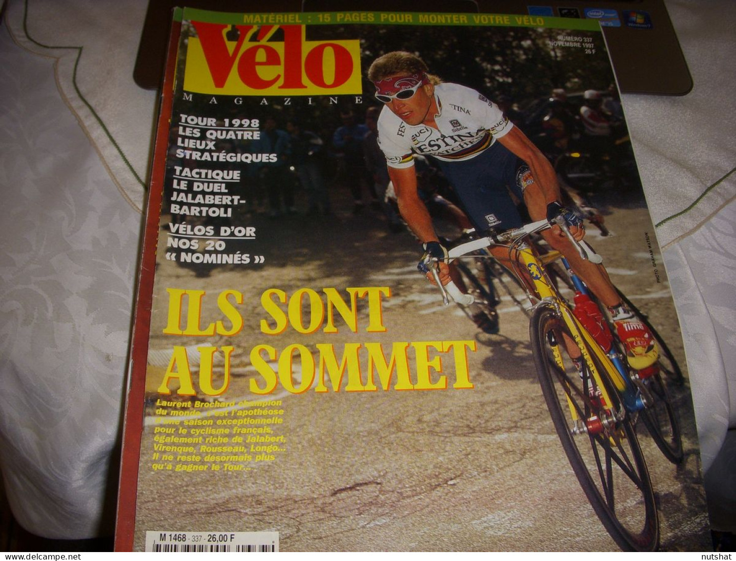 VELO MAG 337 11.1997 CHPT MONDE 1er BROCHARD JALABERT ERMENAULT RETRO 84 HINAULT - Deportes