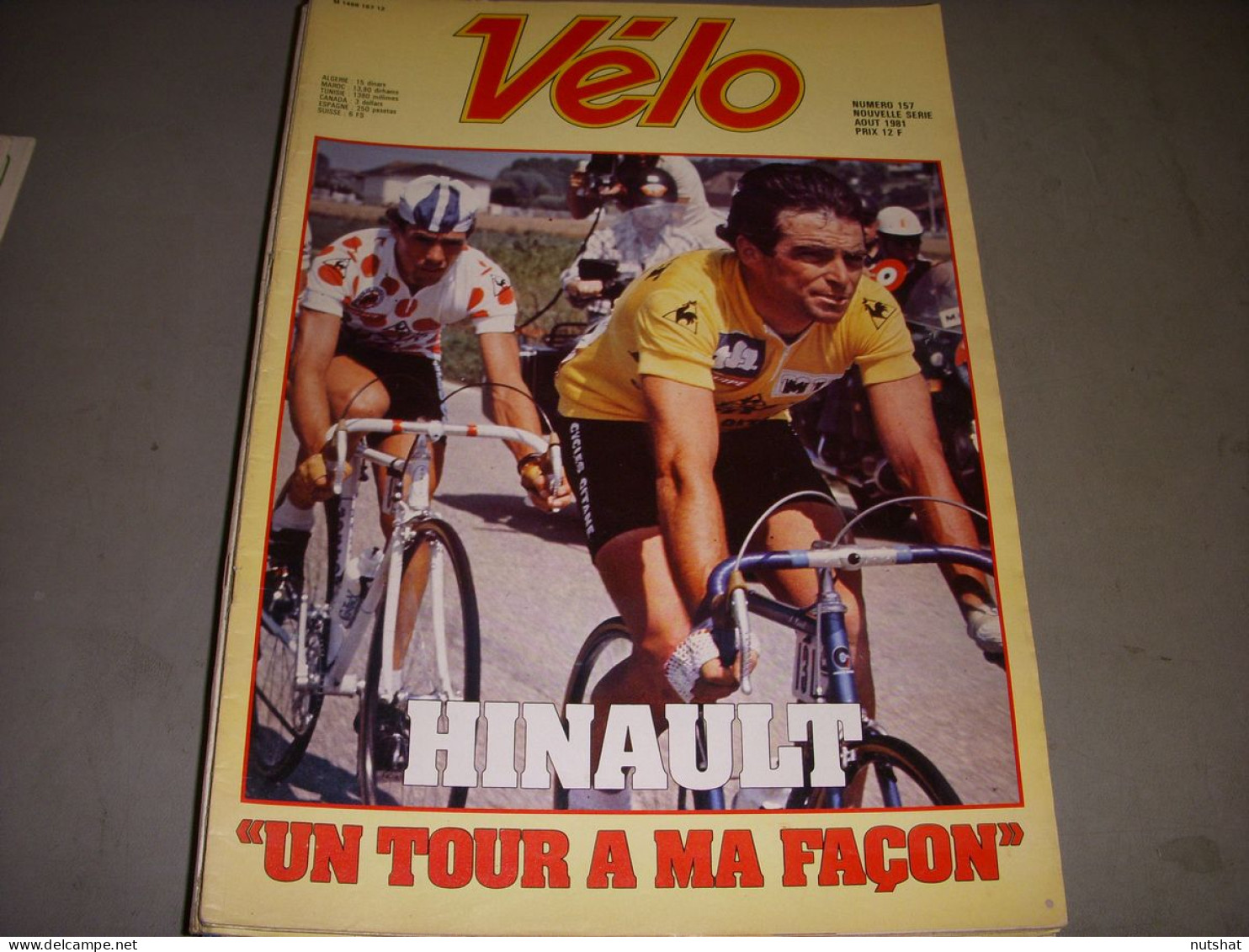 FRANCE VELO 157 08.1981 MIROIR Du TOUR 1er HINAULT VAN IMPE  ANDERSON AUSTRALIE - Sport