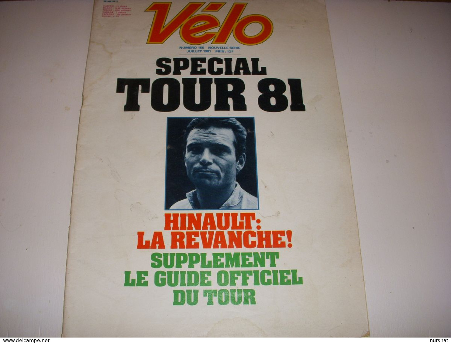 FRANCE VELO 156 07.1981 SPECIAL AVANT TdF HINAULT PALMARES GRAND PRIX MONTAGNE - Deportes