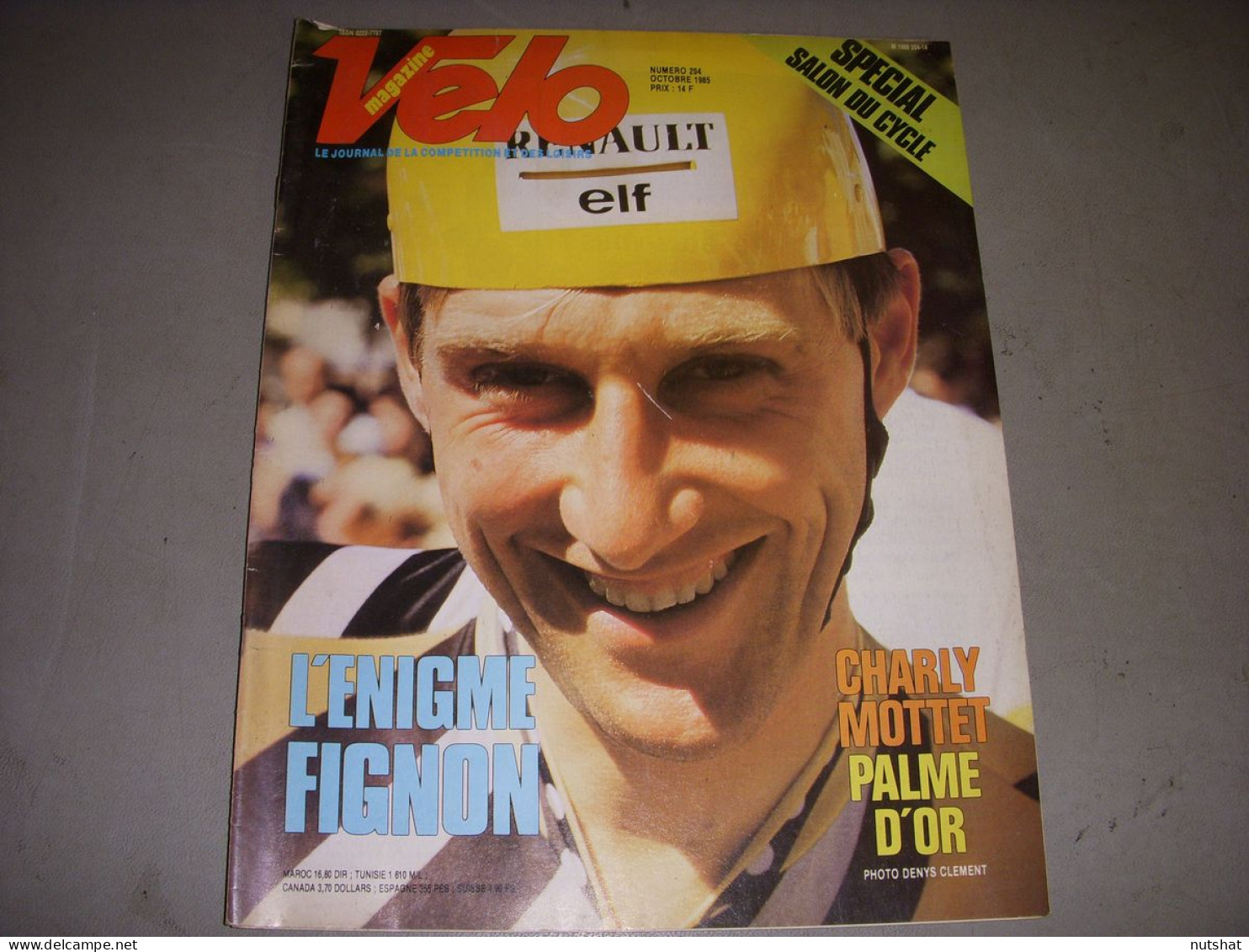 VELO MAG 204 10.1985 FIGNON MOTTET SALON Du CYCLE ZOETEMELK NICOLOSO - Sport